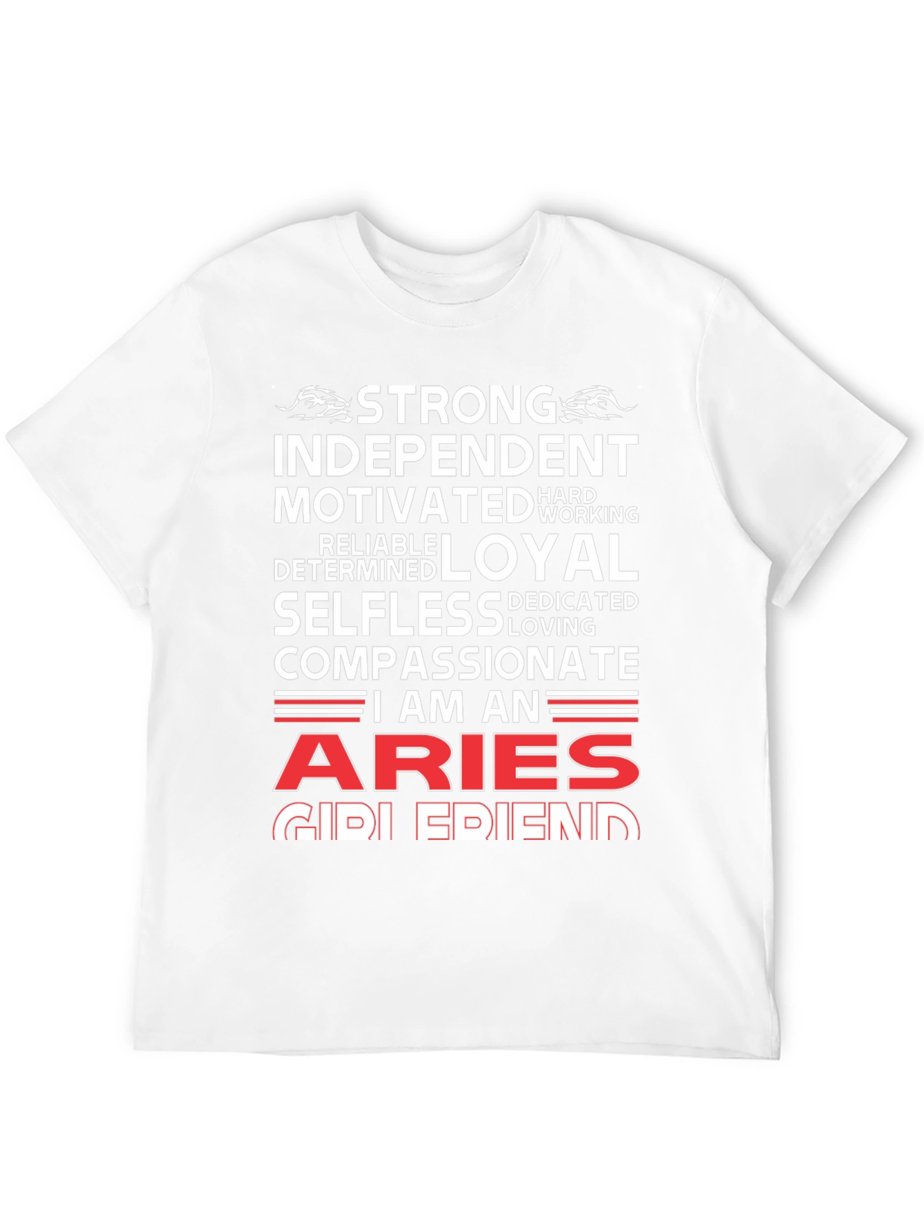 Strong Aries Zodiac Sign T-Shirt