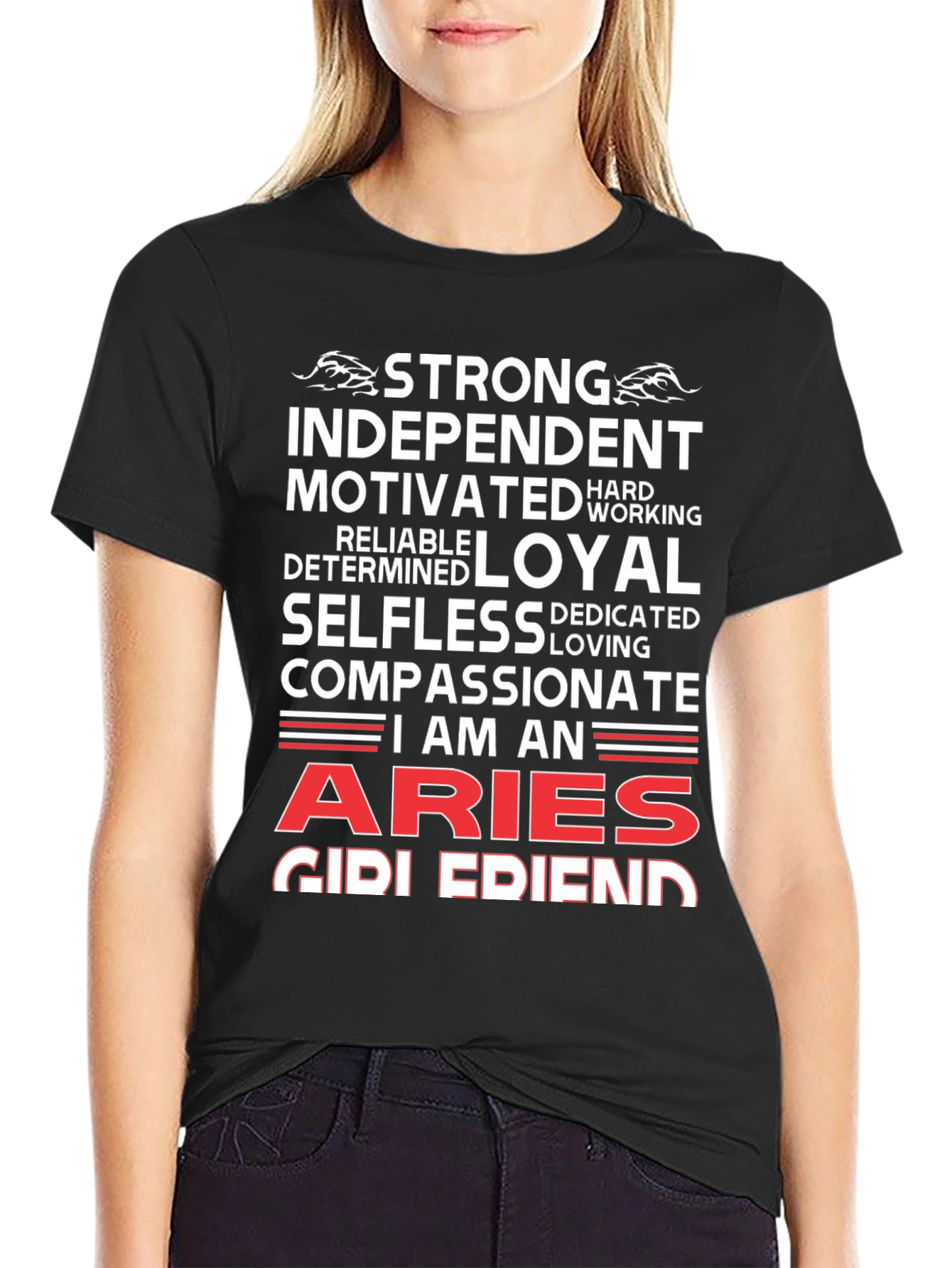Strong Aries Zodiac Sign T-Shirt