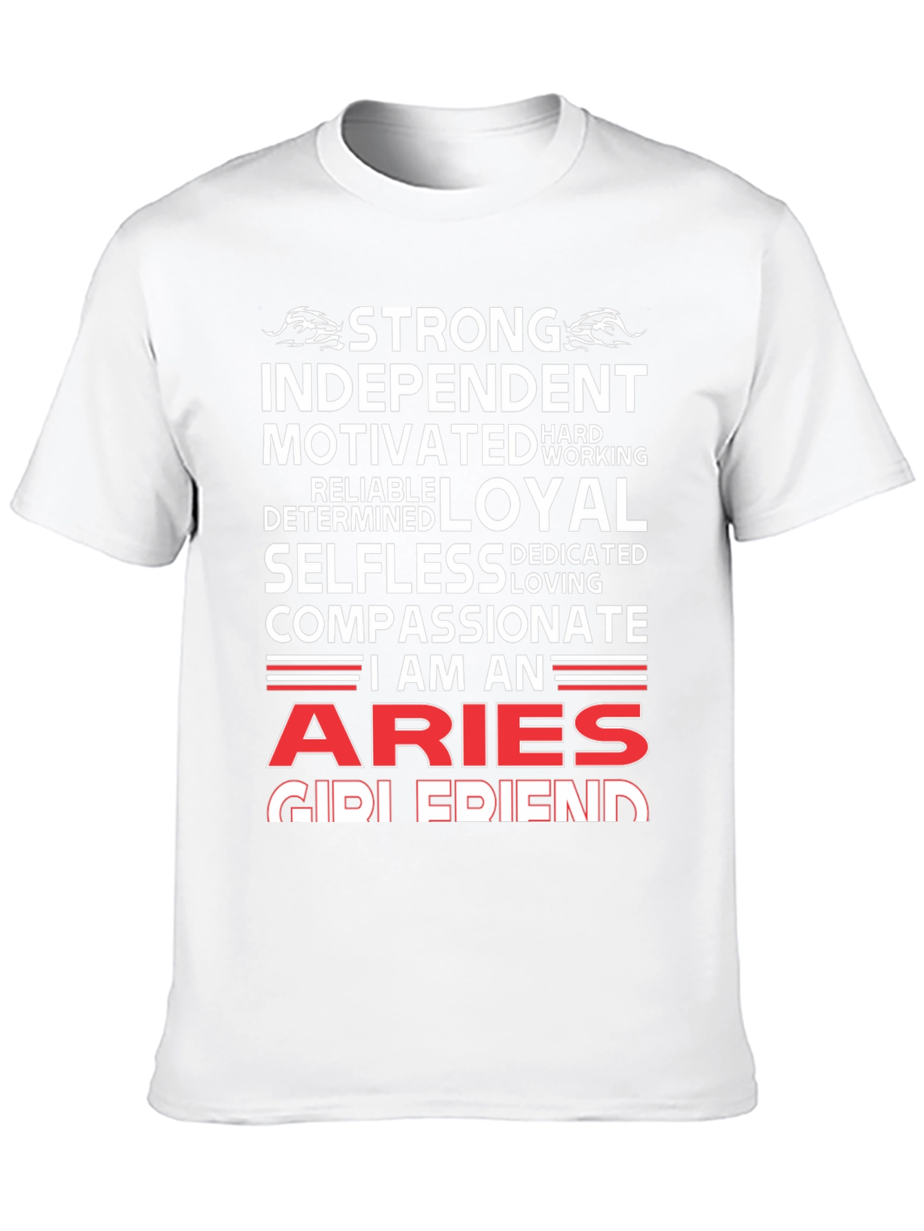 Strong Aries Zodiac Sign T-Shirt