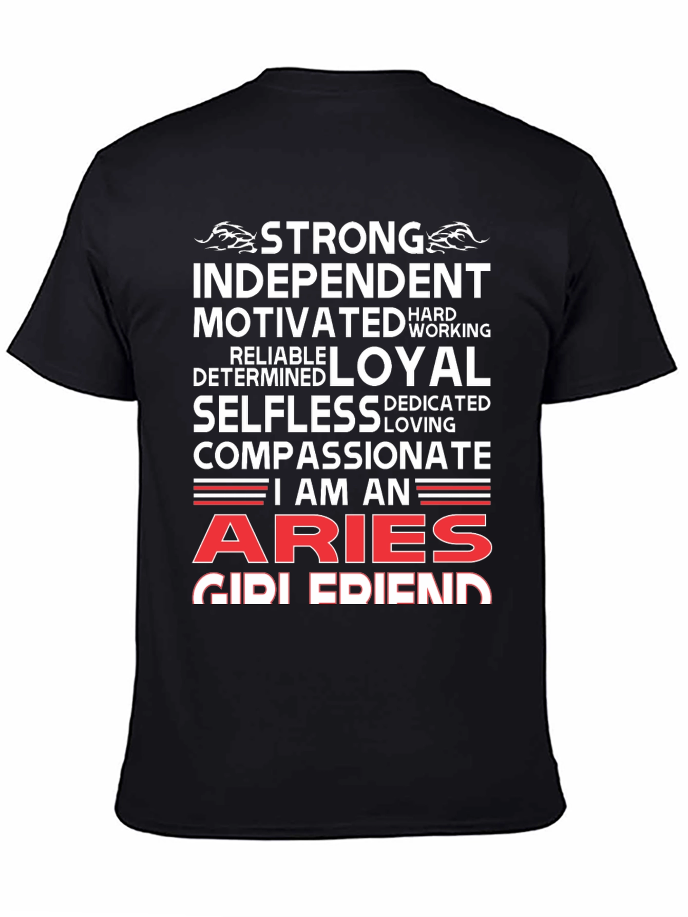 Strong Aries Zodiac Sign T-Shirt