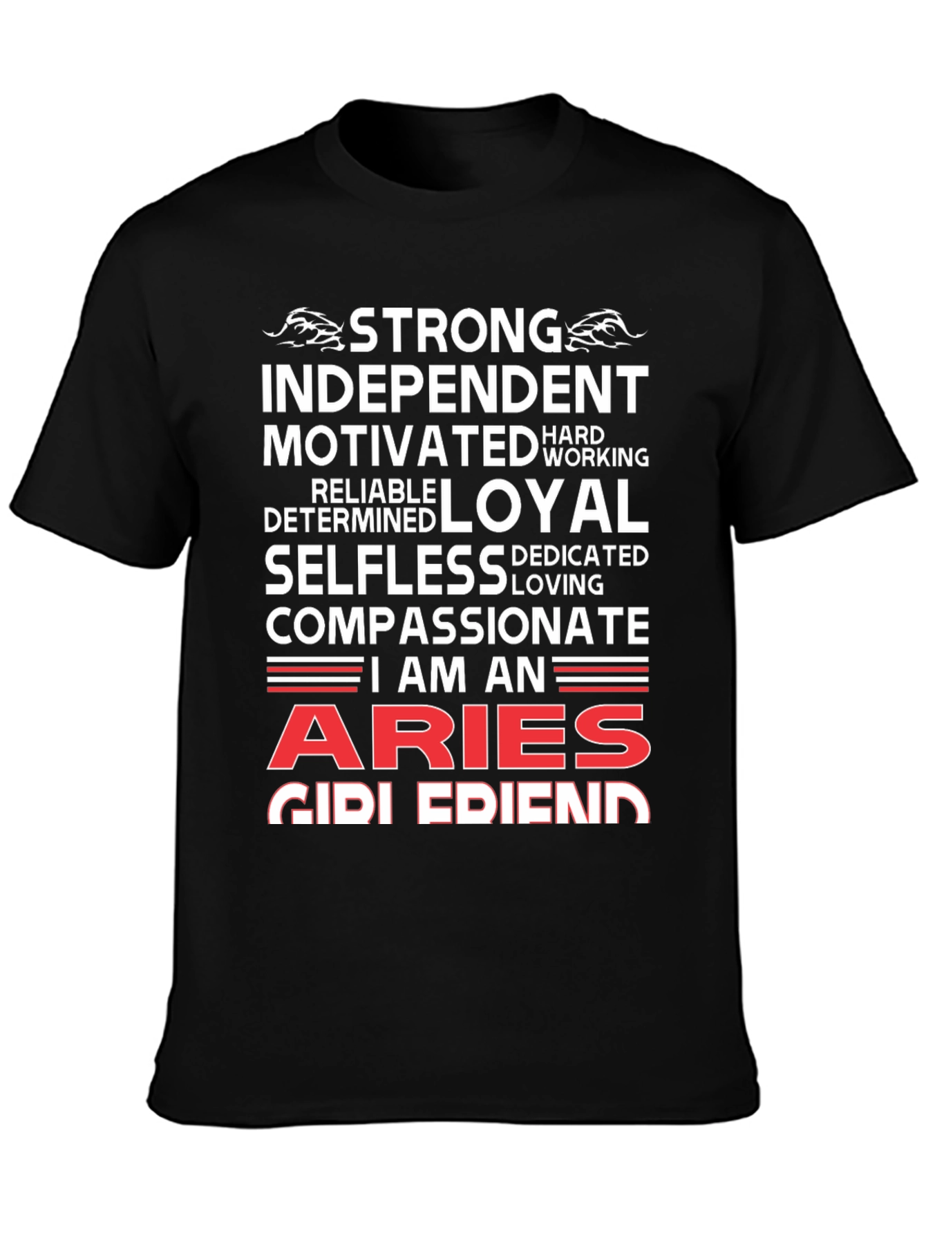 Strong Aries Zodiac Sign T-Shirt