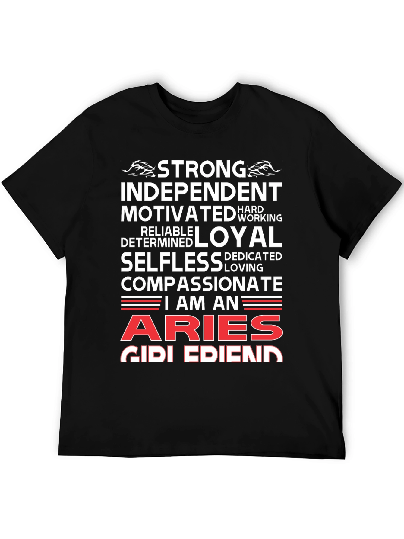Strong Aries Zodiac Sign T-Shirt