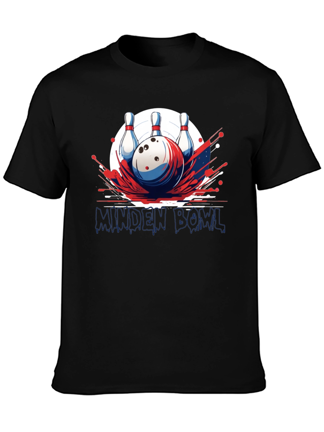 Minden Bowl Graphic T-Shirt - Strike Design