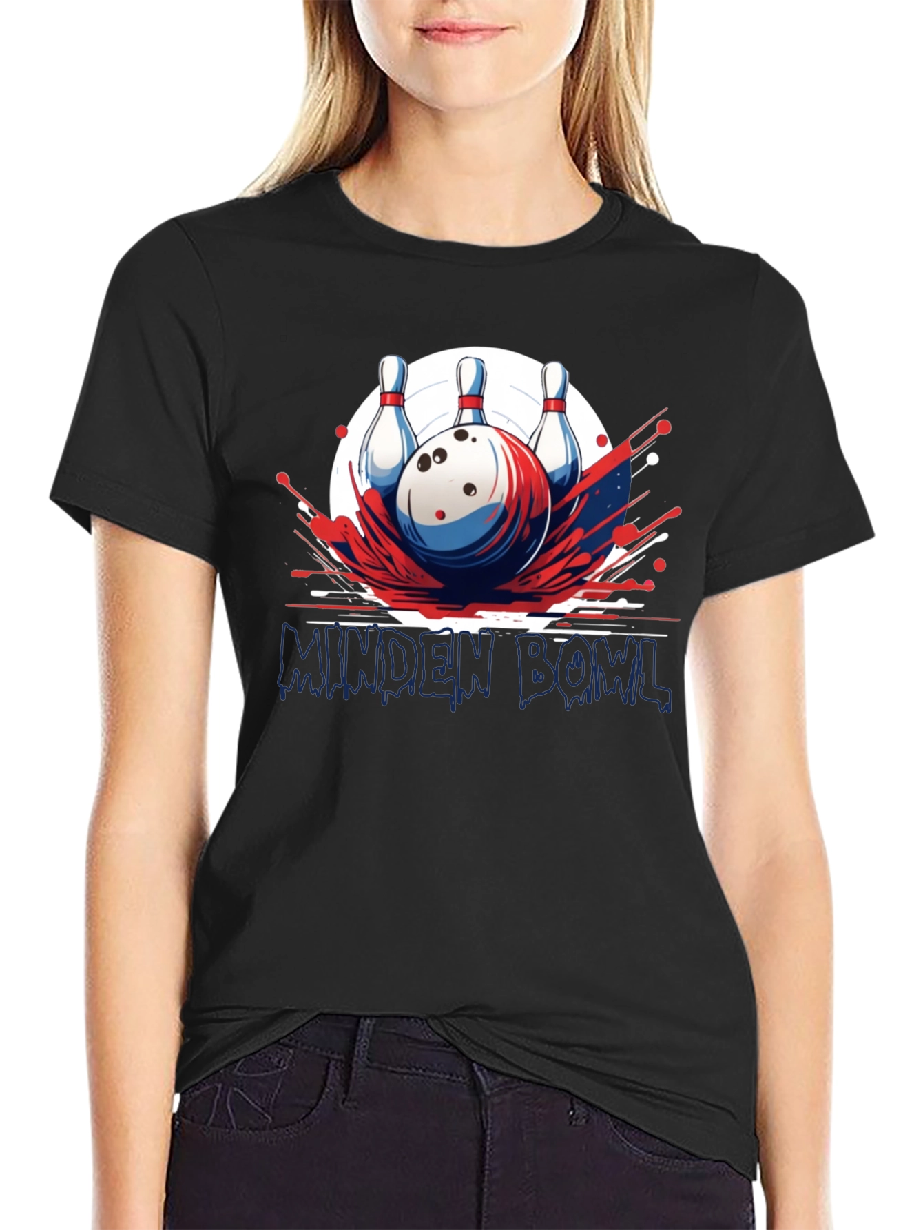 Minden Bowl Graphic T-Shirt - Strike Design