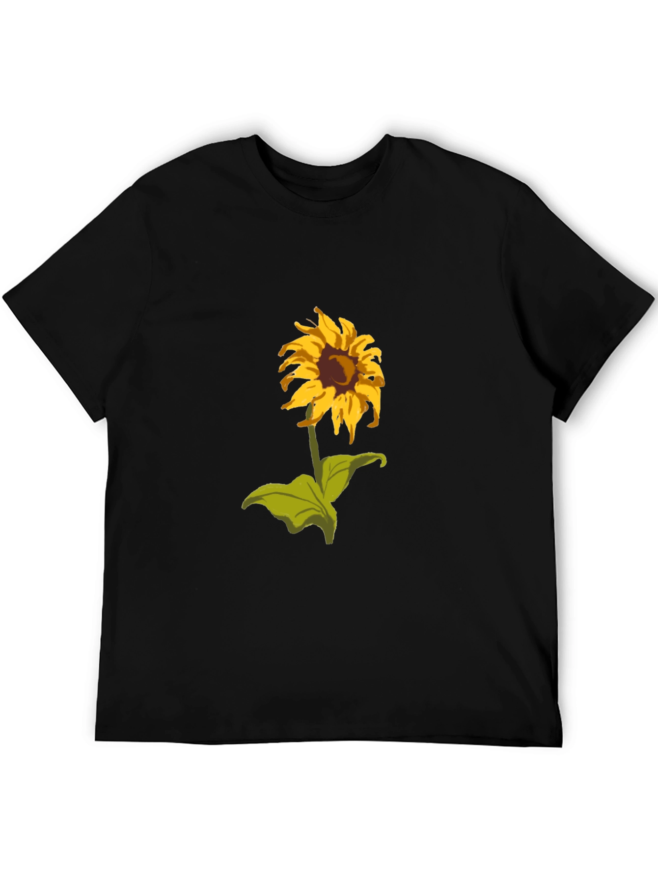 Sunflower Graphic T-Shirt - Black