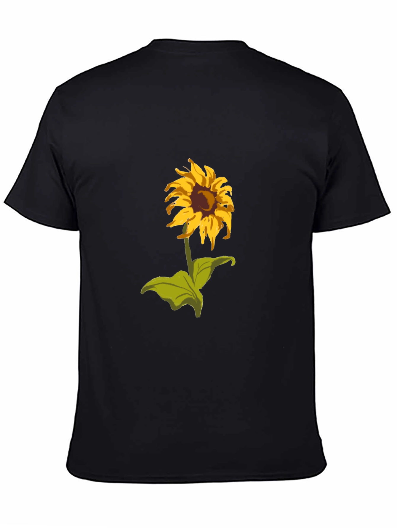 Sunflower Graphic T-Shirt - Black