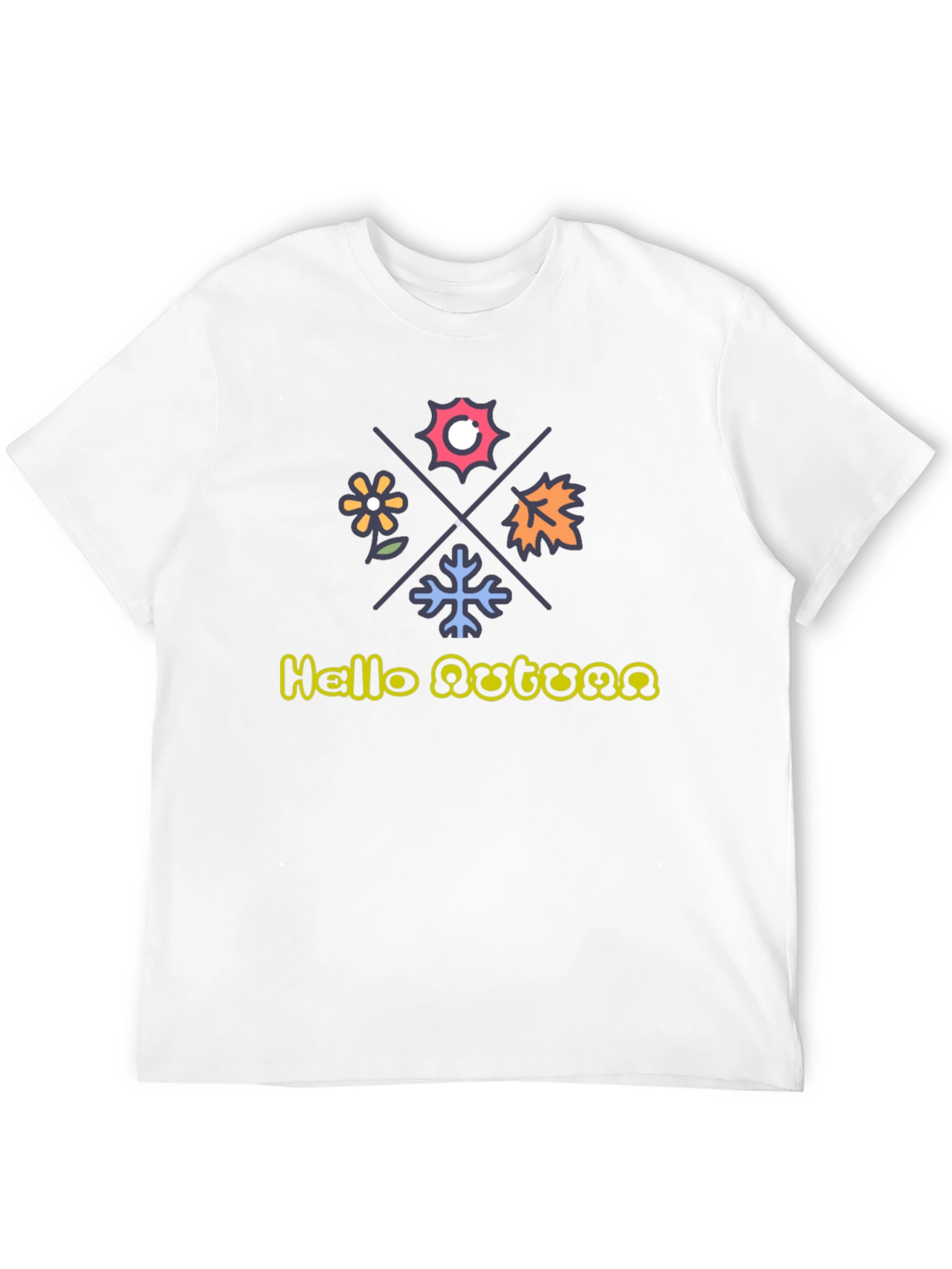 Hello Autumn Graphic T-Shirt