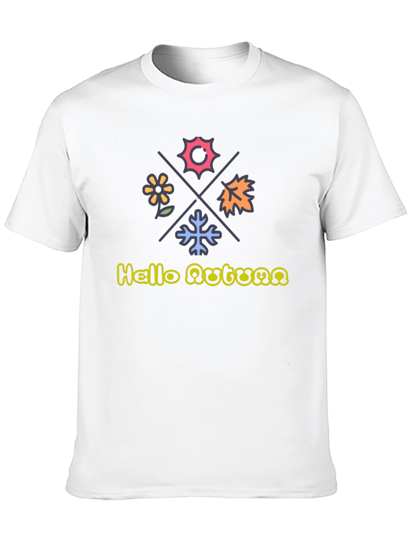 Hello Autumn Graphic T-Shirt