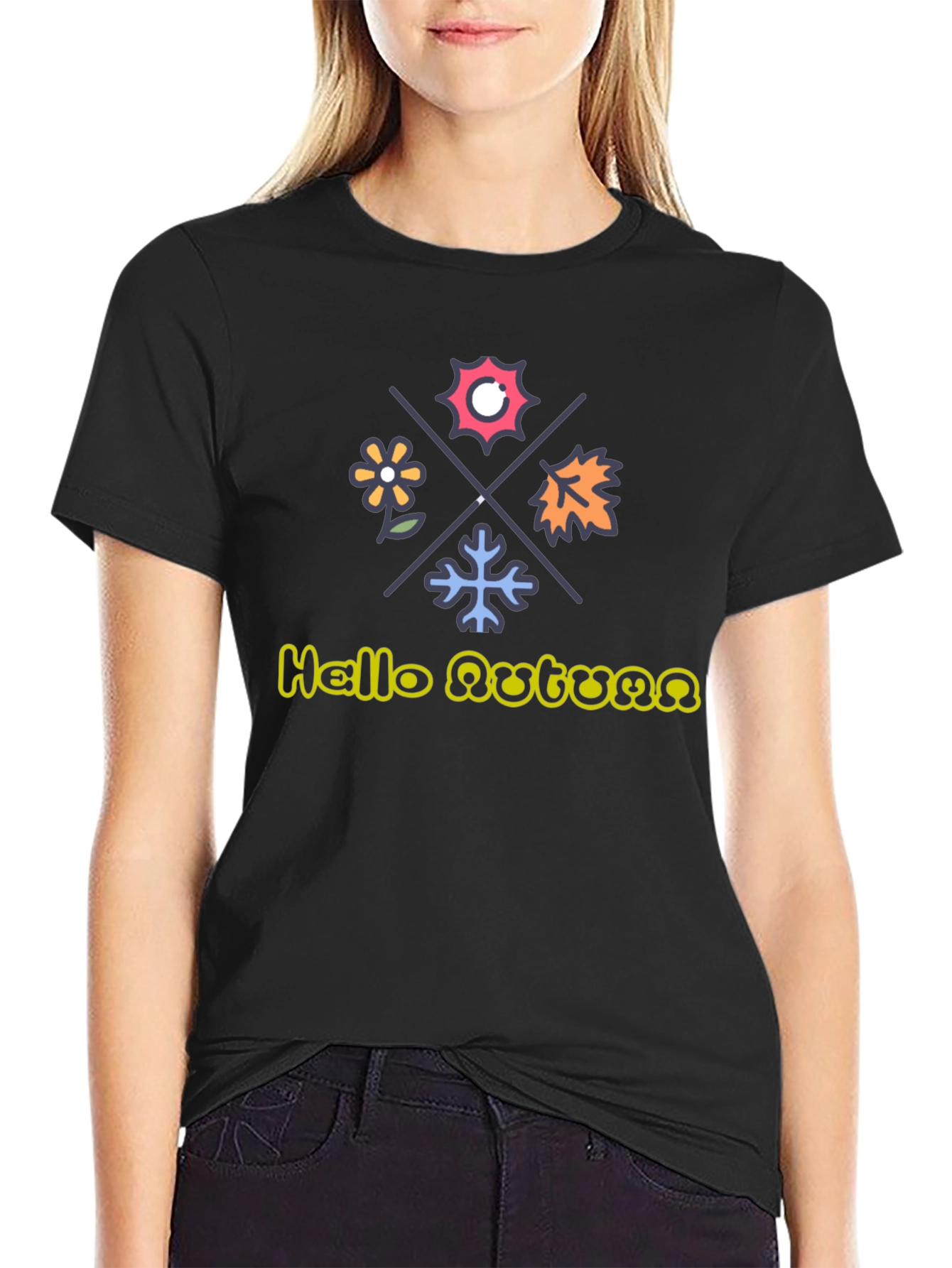 Hello Autumn Graphic T-Shirt