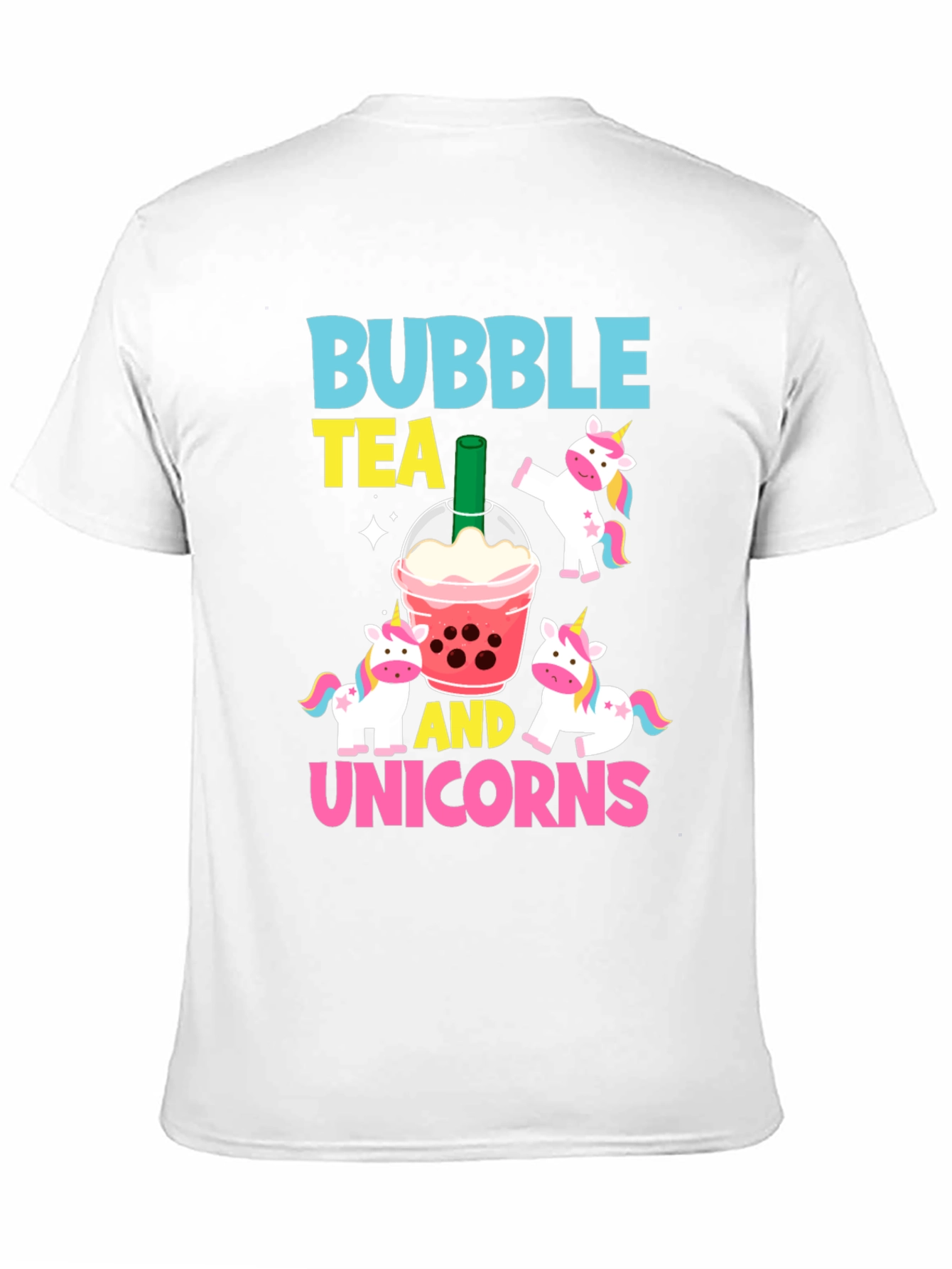 Bubble Tea & Unicorns Graphic Tee