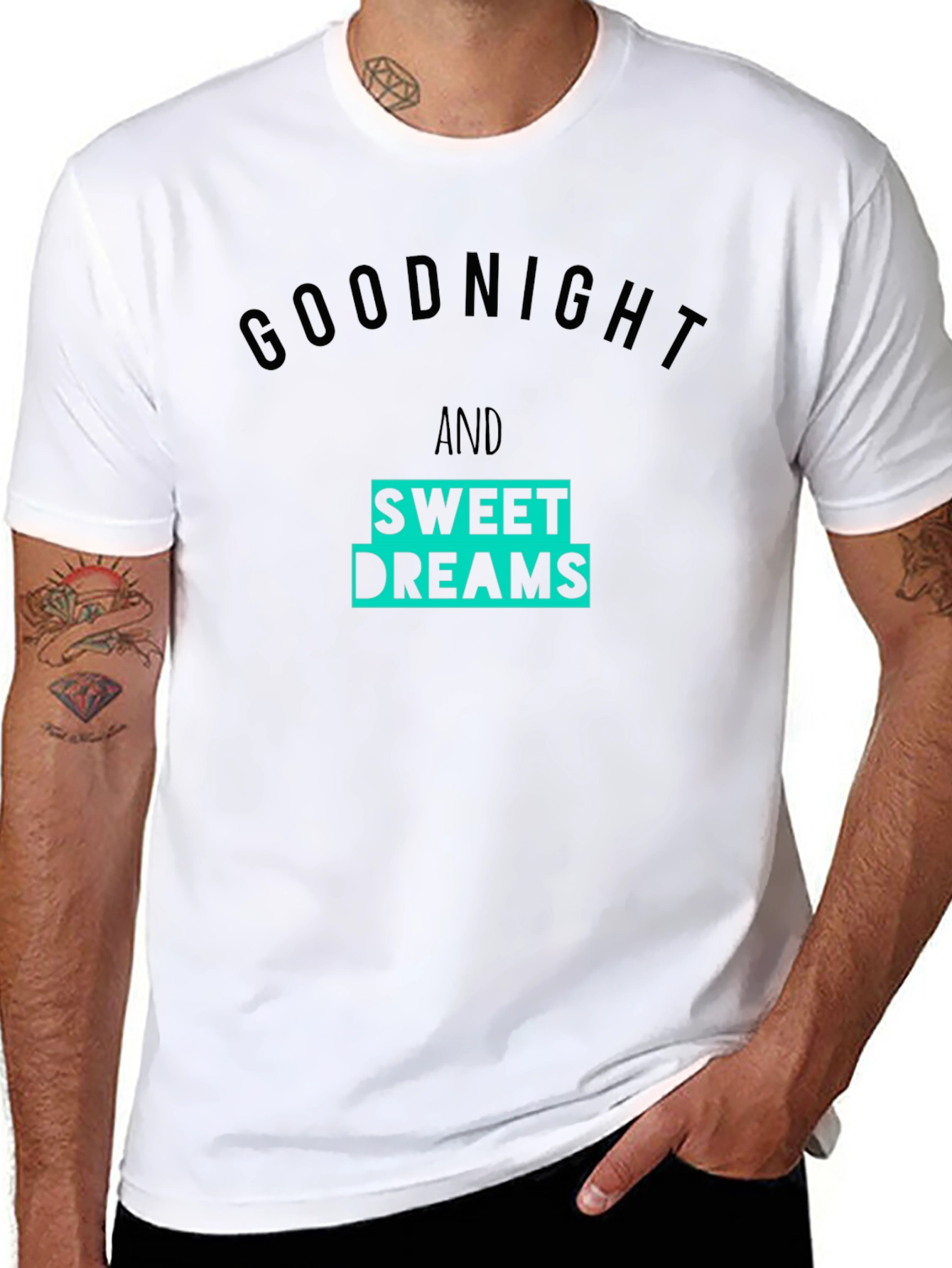 Goodnight & Sweet Dreams Graphic T-Shirt