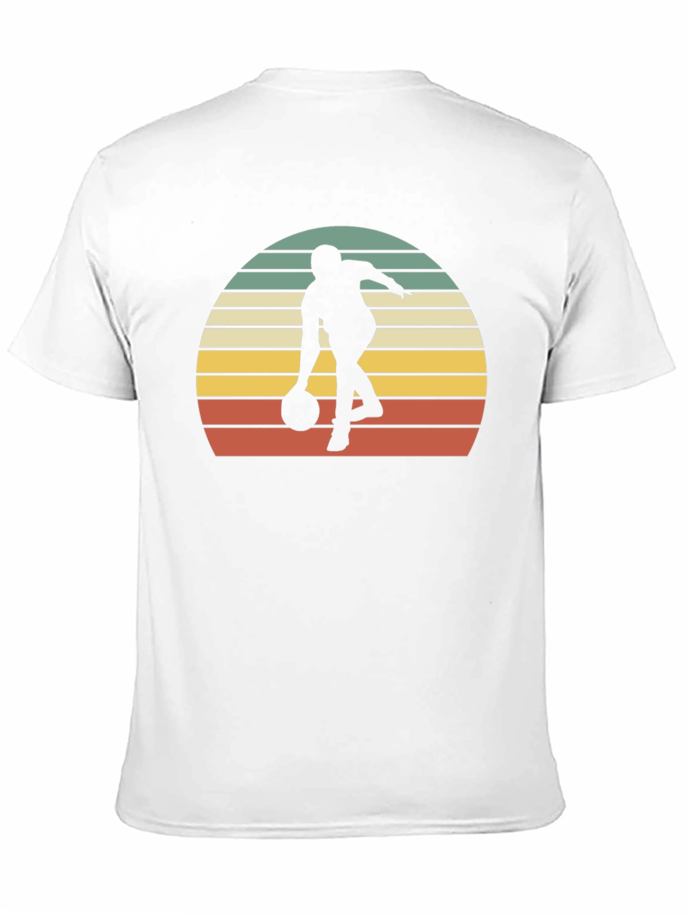 Retro Bowling Sunset Graphic T-Shirt