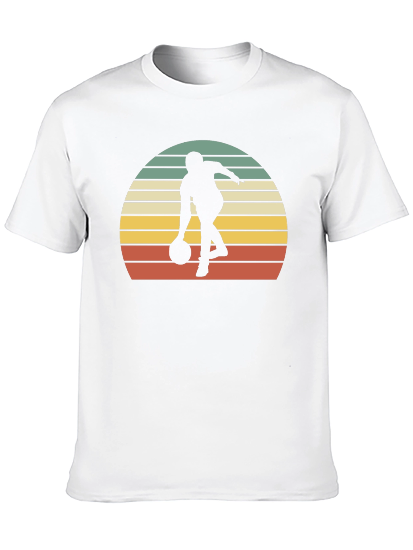 Retro Bowling Sunset Graphic T-Shirt