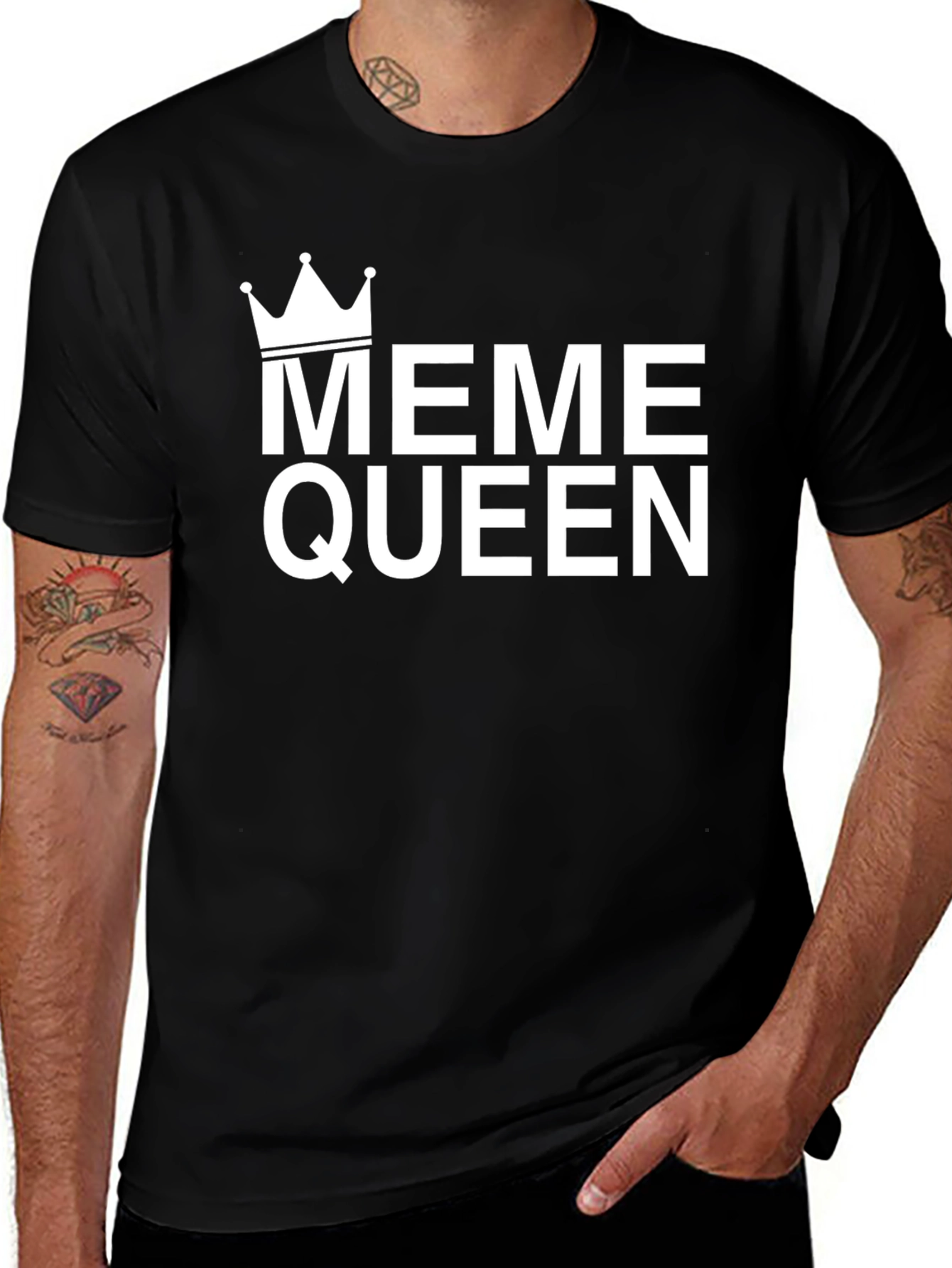 Meme Queen Black T-Shirt