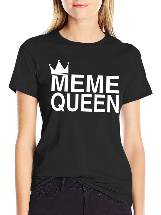 Meme Queen Black T-Shirt