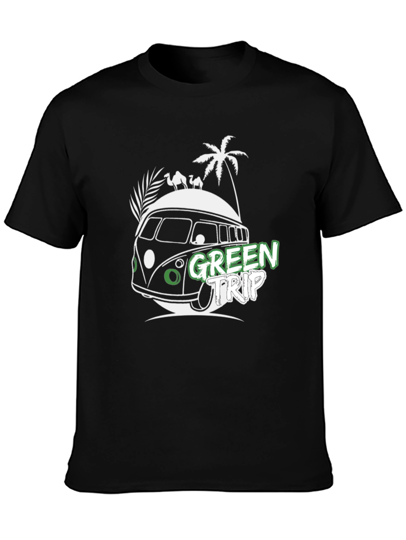 Green Trip VW Bus Graphic Tee