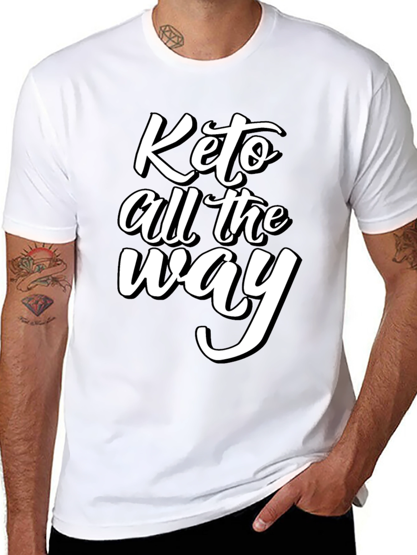 Keto All The Way Graphic Tee