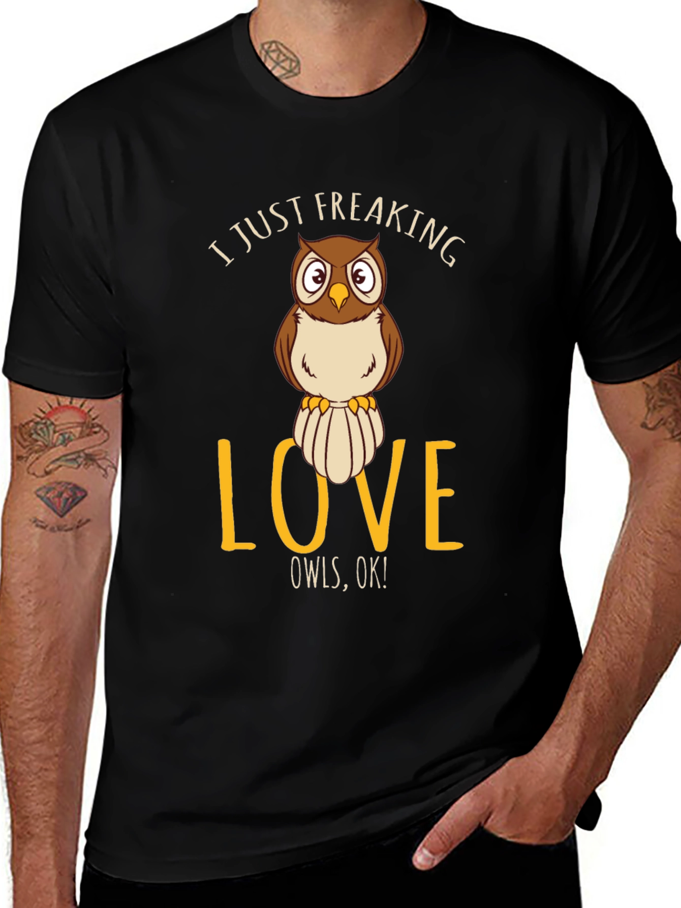 I Just Freaking Love Owls T-Shirt