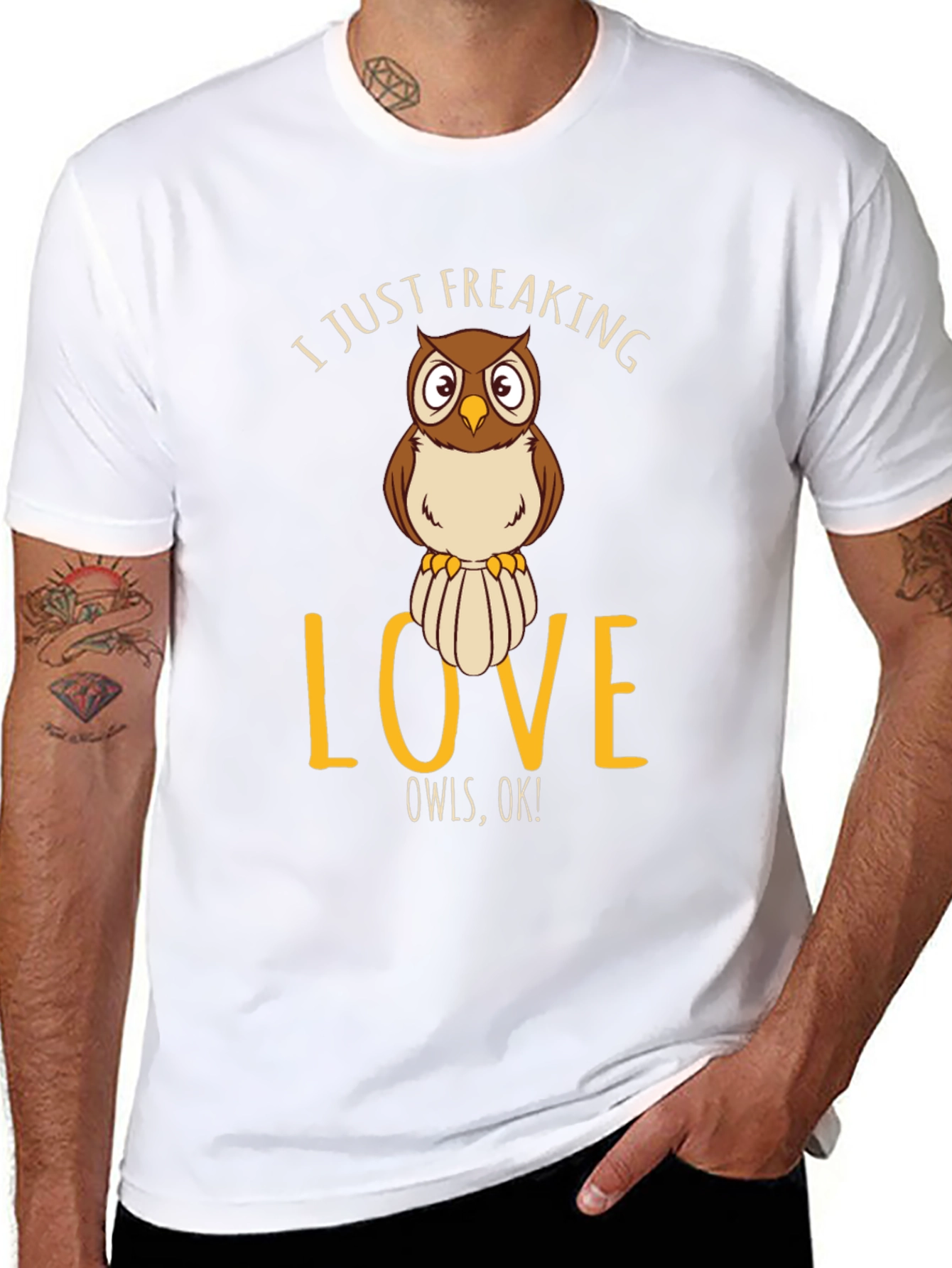 I Just Freaking Love Owls T-Shirt