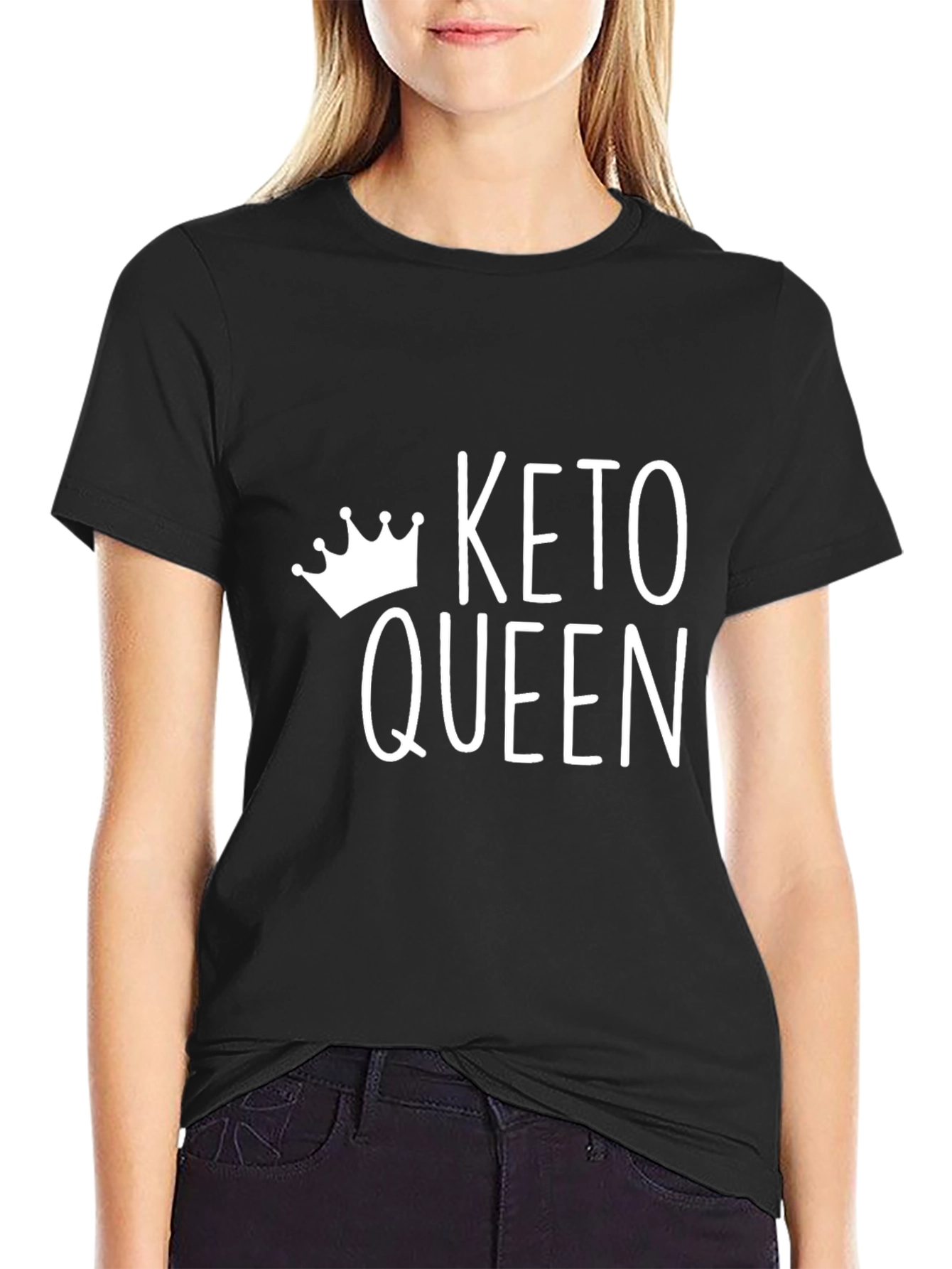 Keto Queen Black T-Shirt