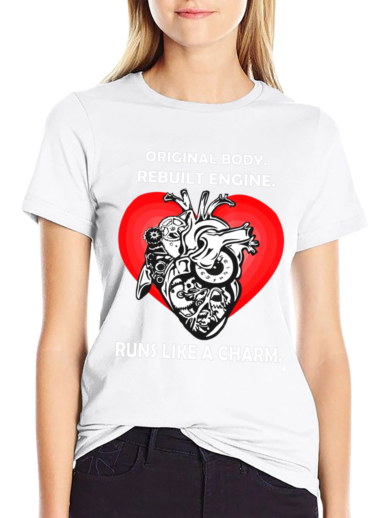 Original Body Rebuilt Engine Graphic T-Shirt
