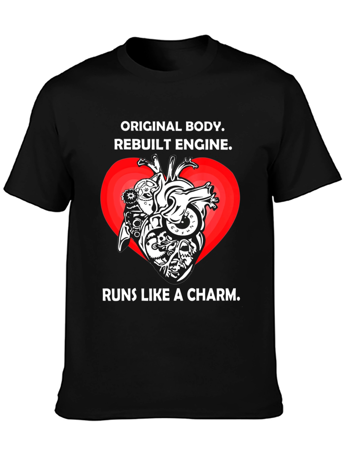 Original Body Rebuilt Engine Graphic T-Shirt