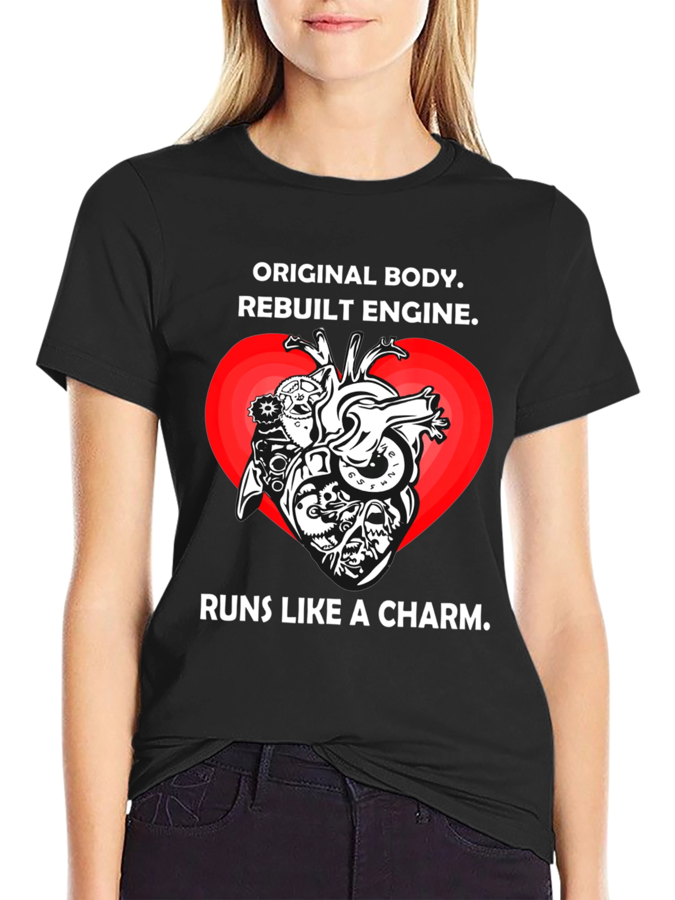 Original Body Rebuilt Engine Graphic T-Shirt