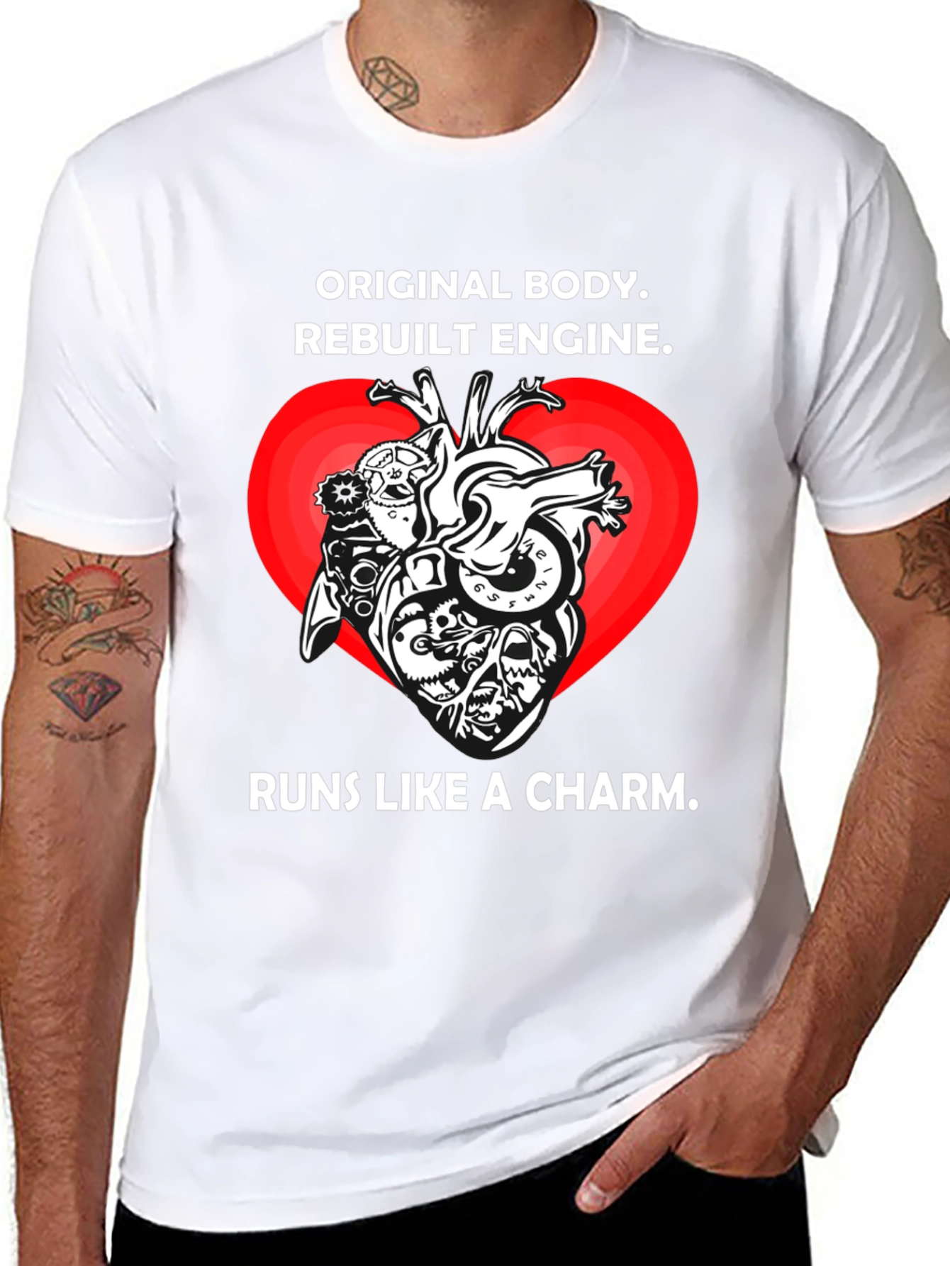 Original Body Rebuilt Engine Graphic T-Shirt
