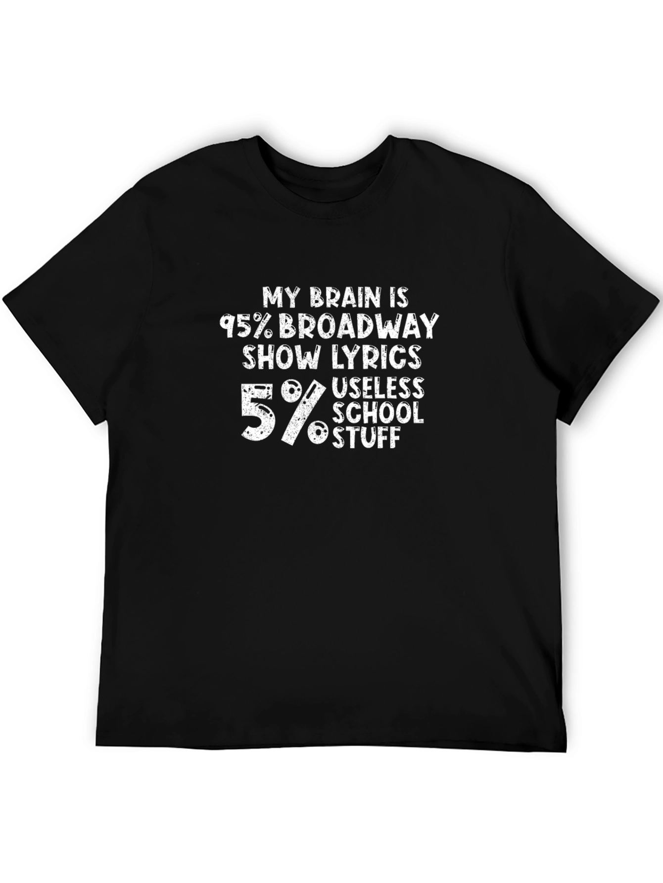 Broadway Show Lyrics Funny T-Shirt