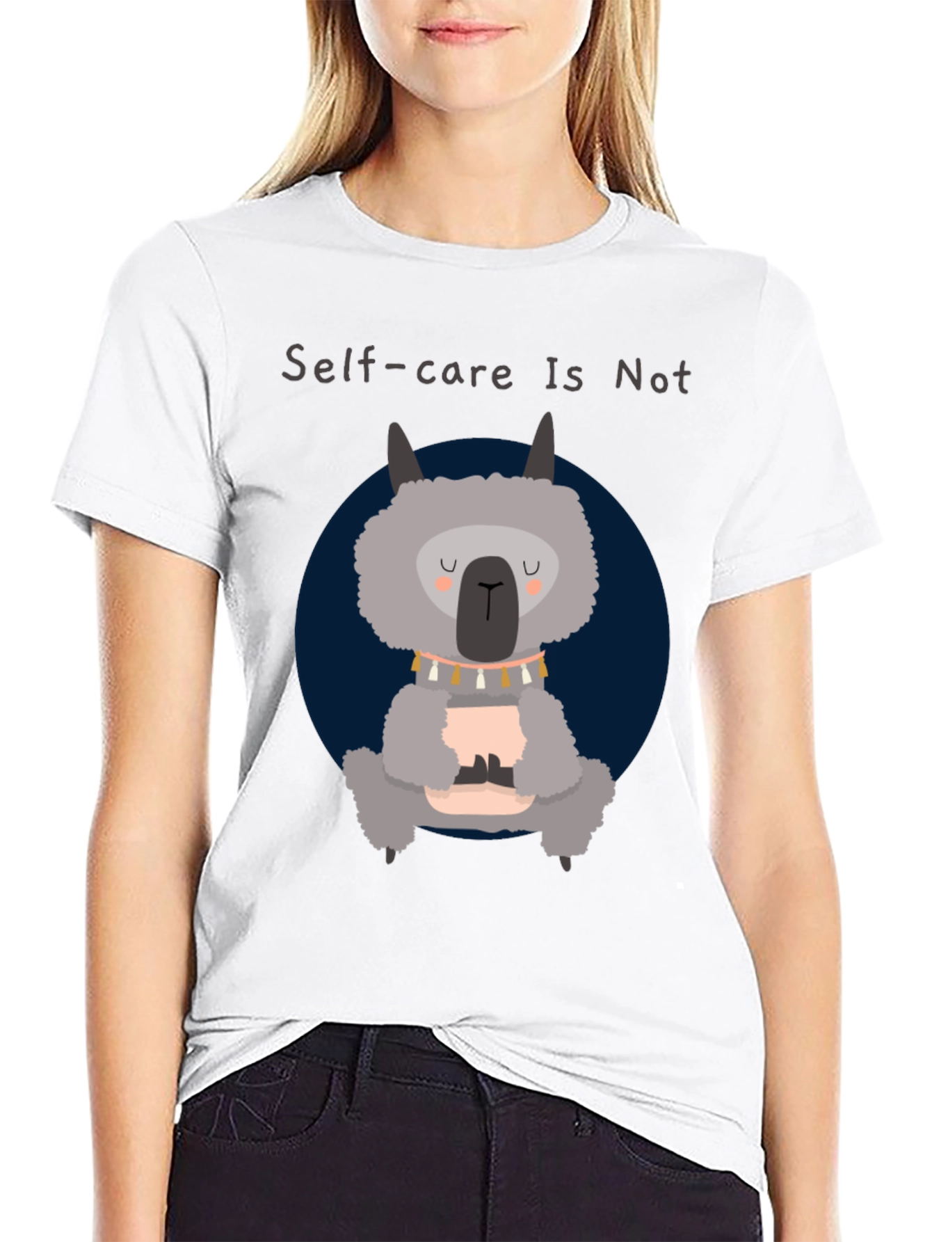 Self-Care Alpaca Graphic Tee