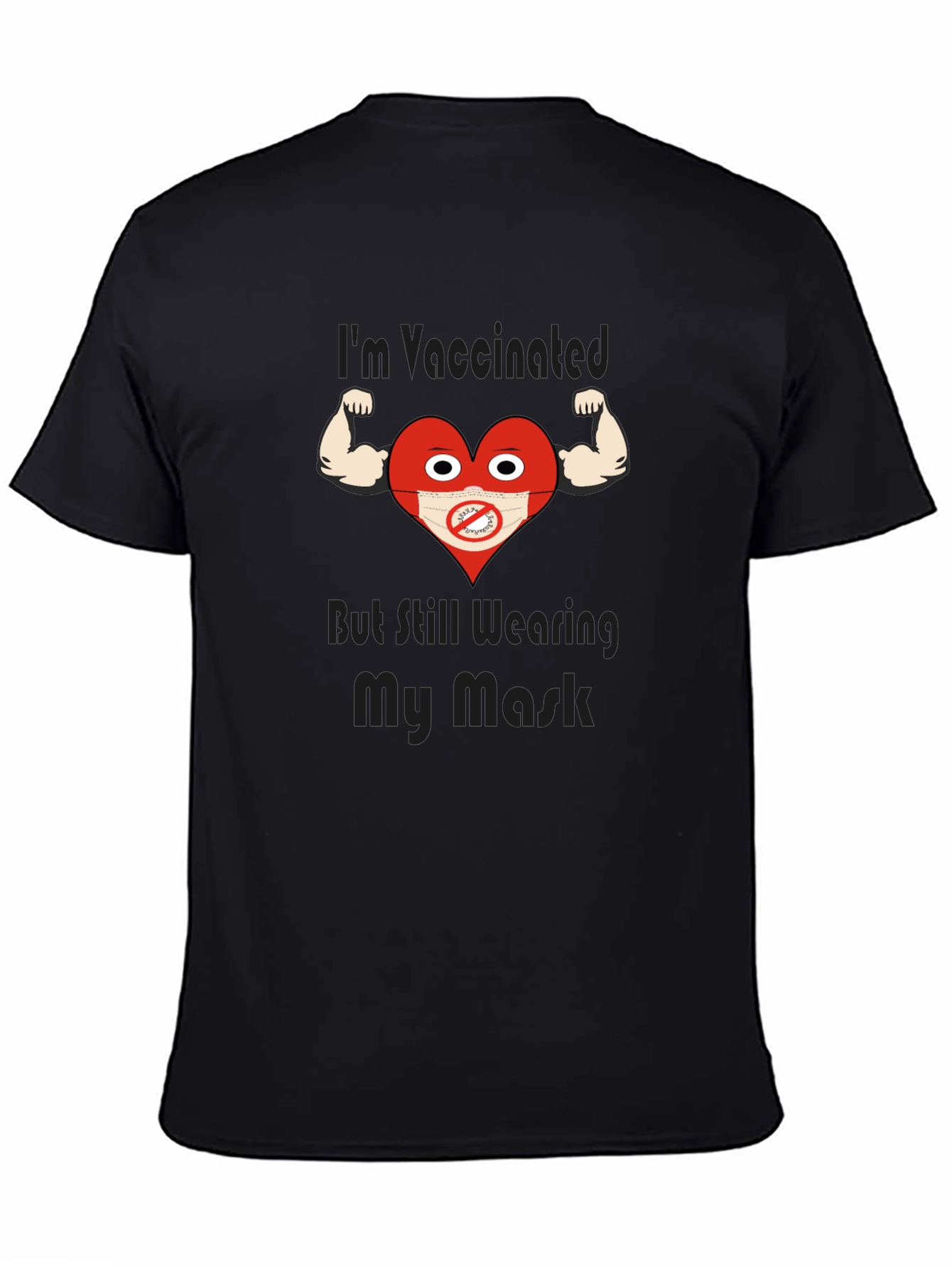 Vaccinated Heart Wearing Mask T-Shirt