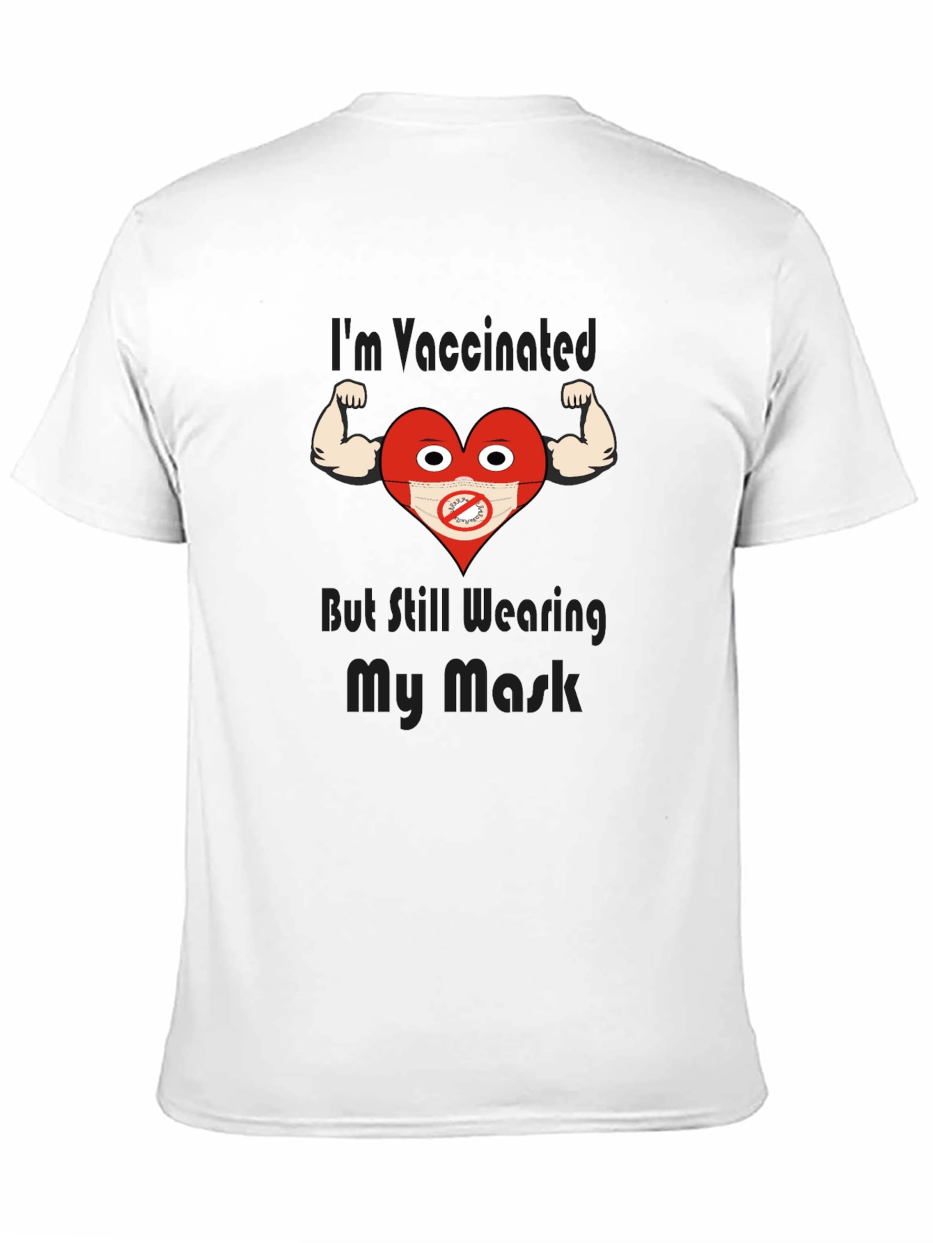 Vaccinated Heart Wearing Mask T-Shirt