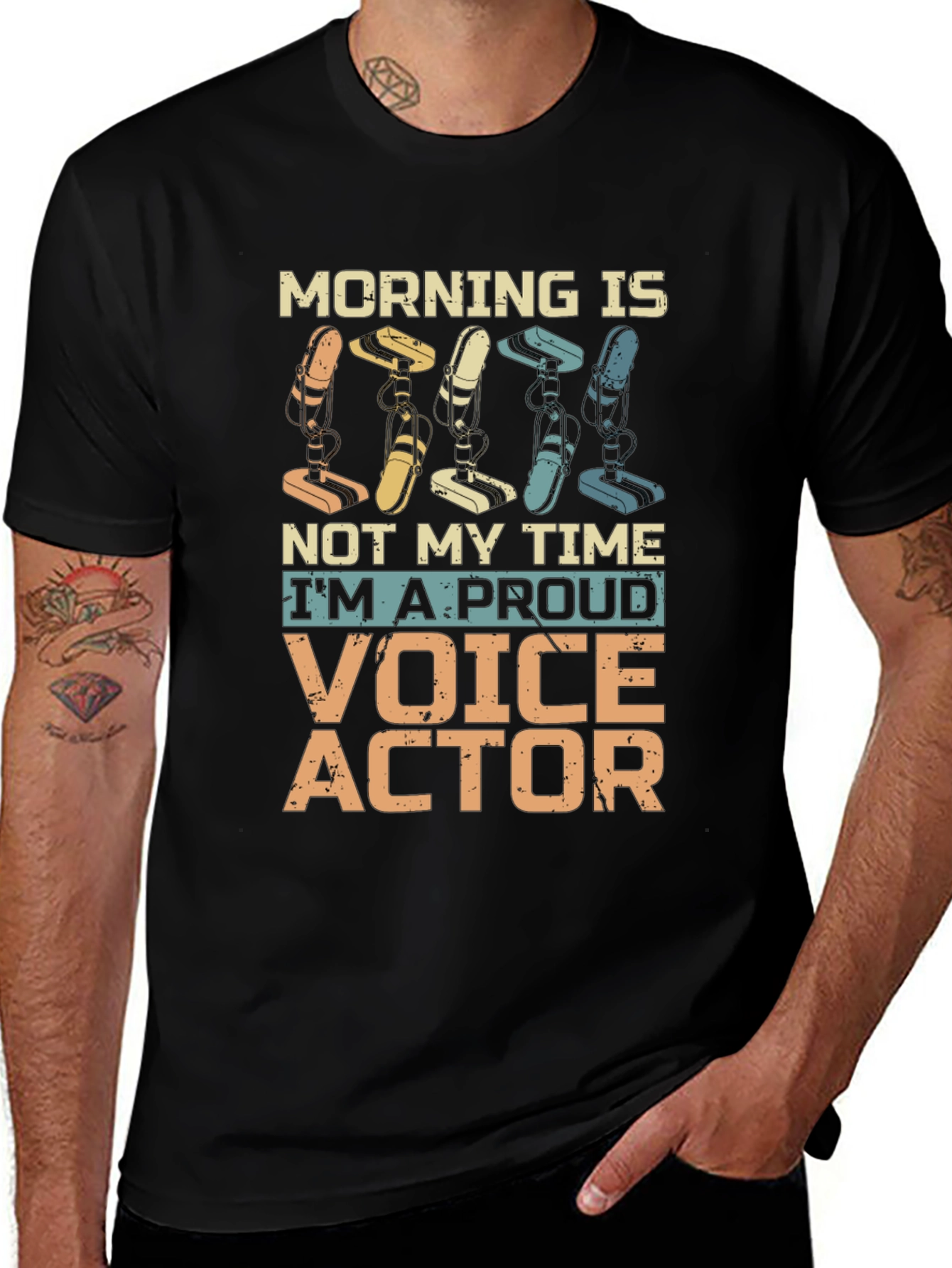 Proud Voice Actor Graphic T-Shirt
