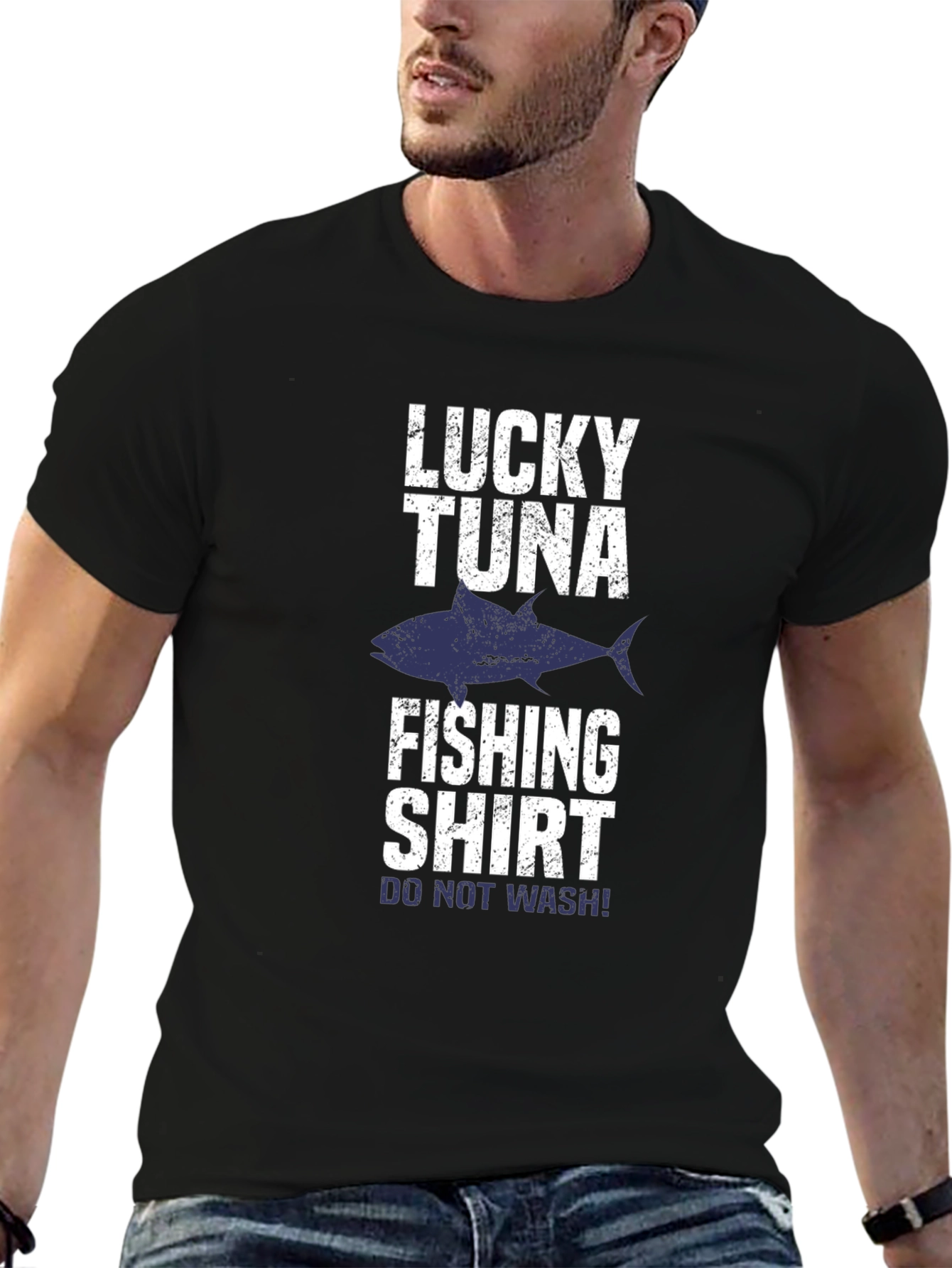 Lucky Tuna Fishing Shirt - Funny Fisherman Tee