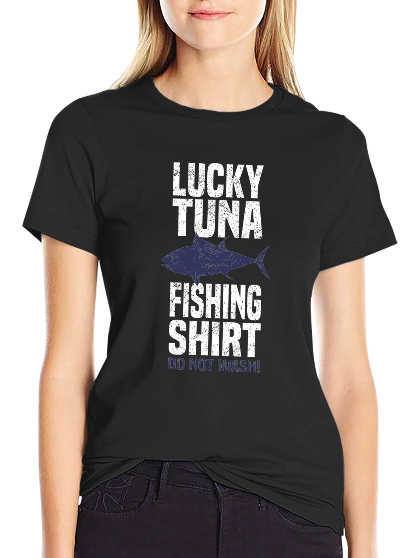 Lucky Tuna Fishing Shirt - Funny Fisherman Tee