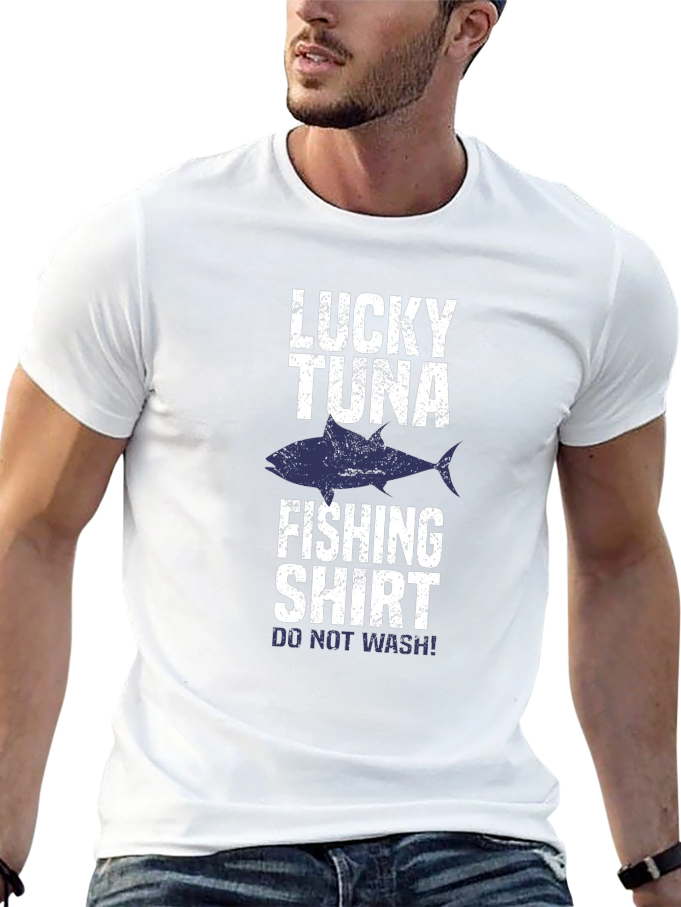 Lucky Tuna Fishing Shirt - Funny Fisherman Tee