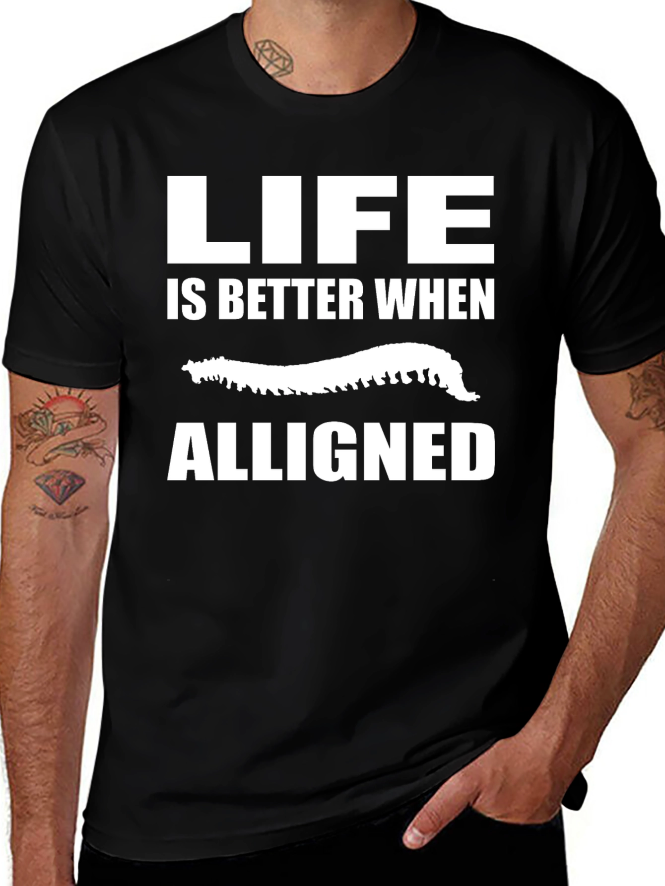 Chiropractor Life Alligned T-Shirt
