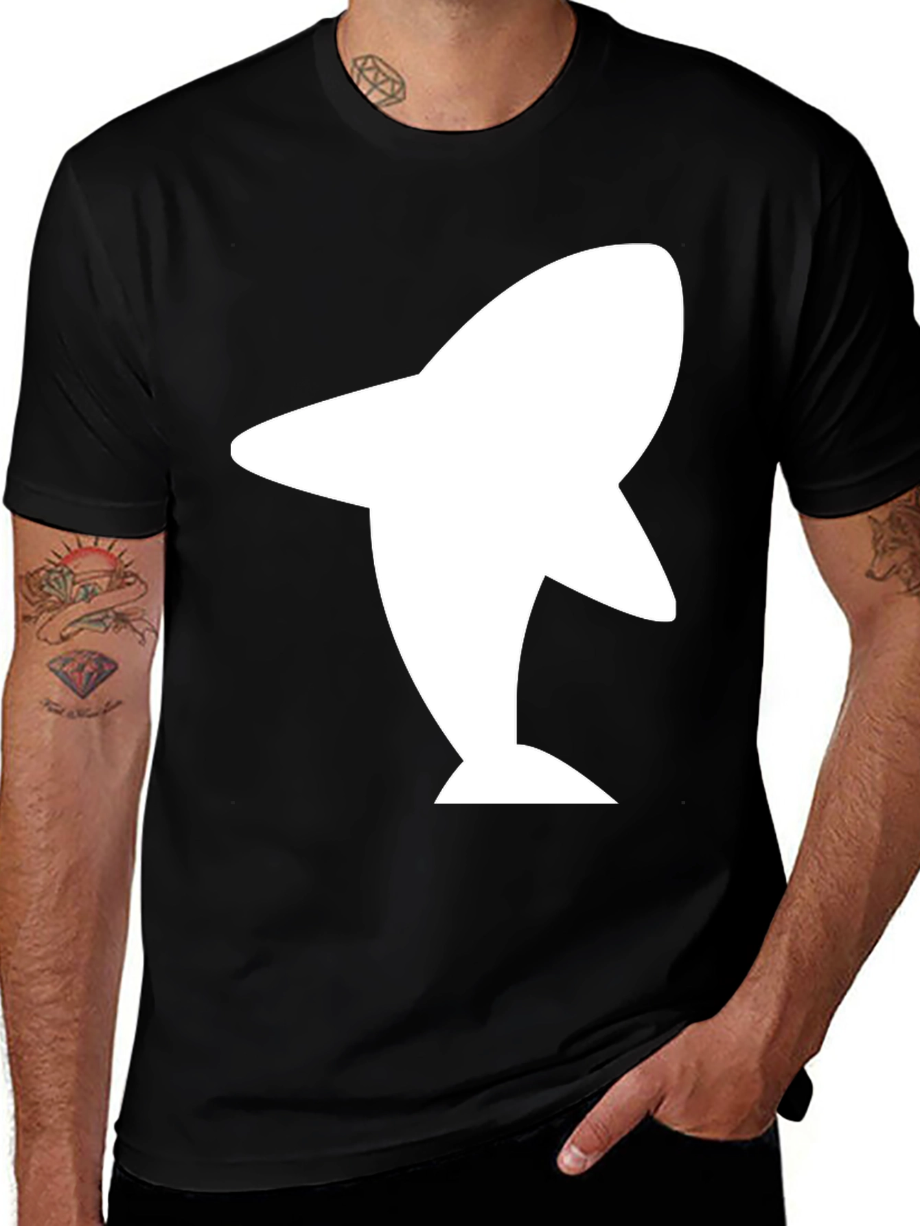 Orca Silhouette Black T-Shirt