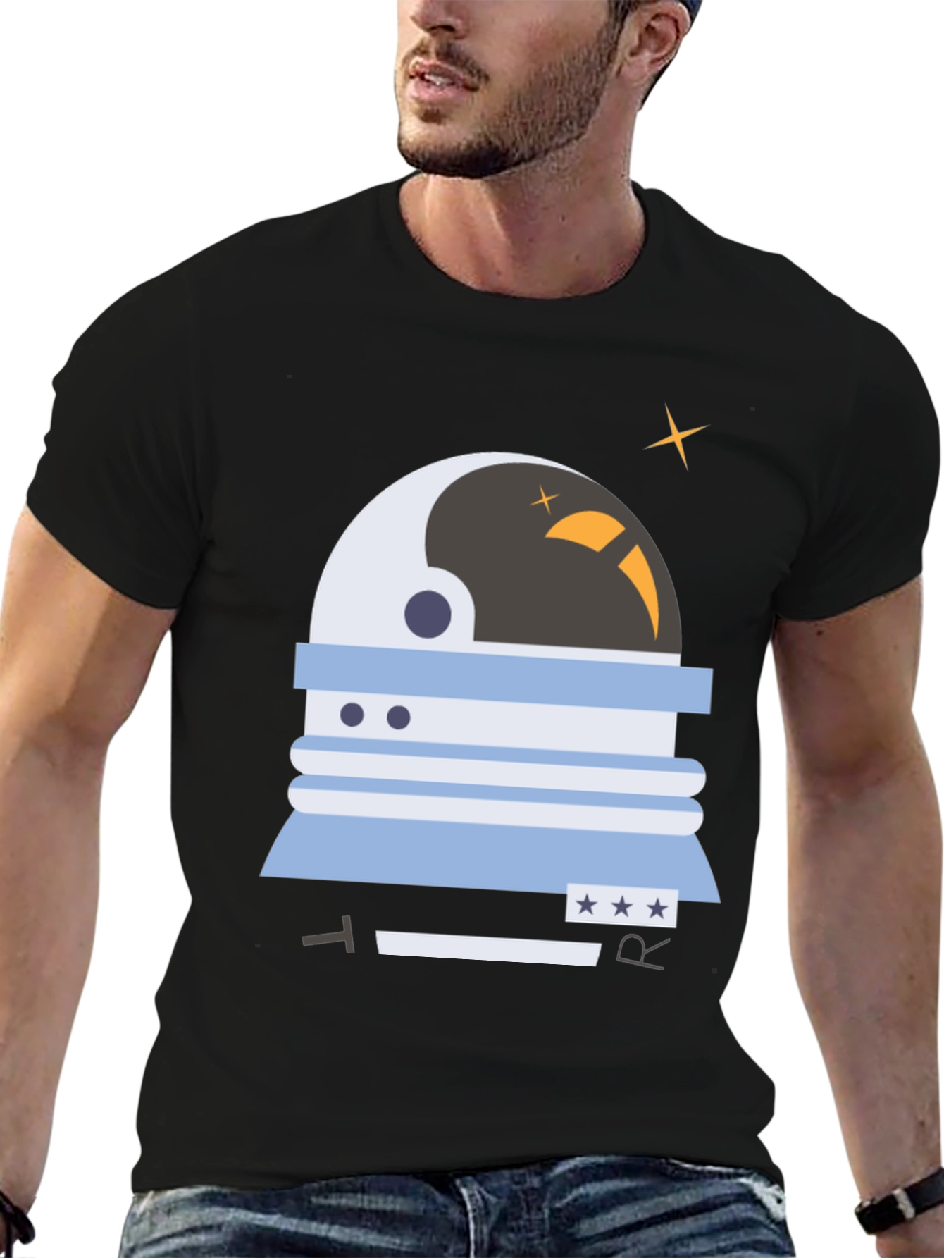 Retro Robot Graphic Tee - Cool Sci-Fi Style