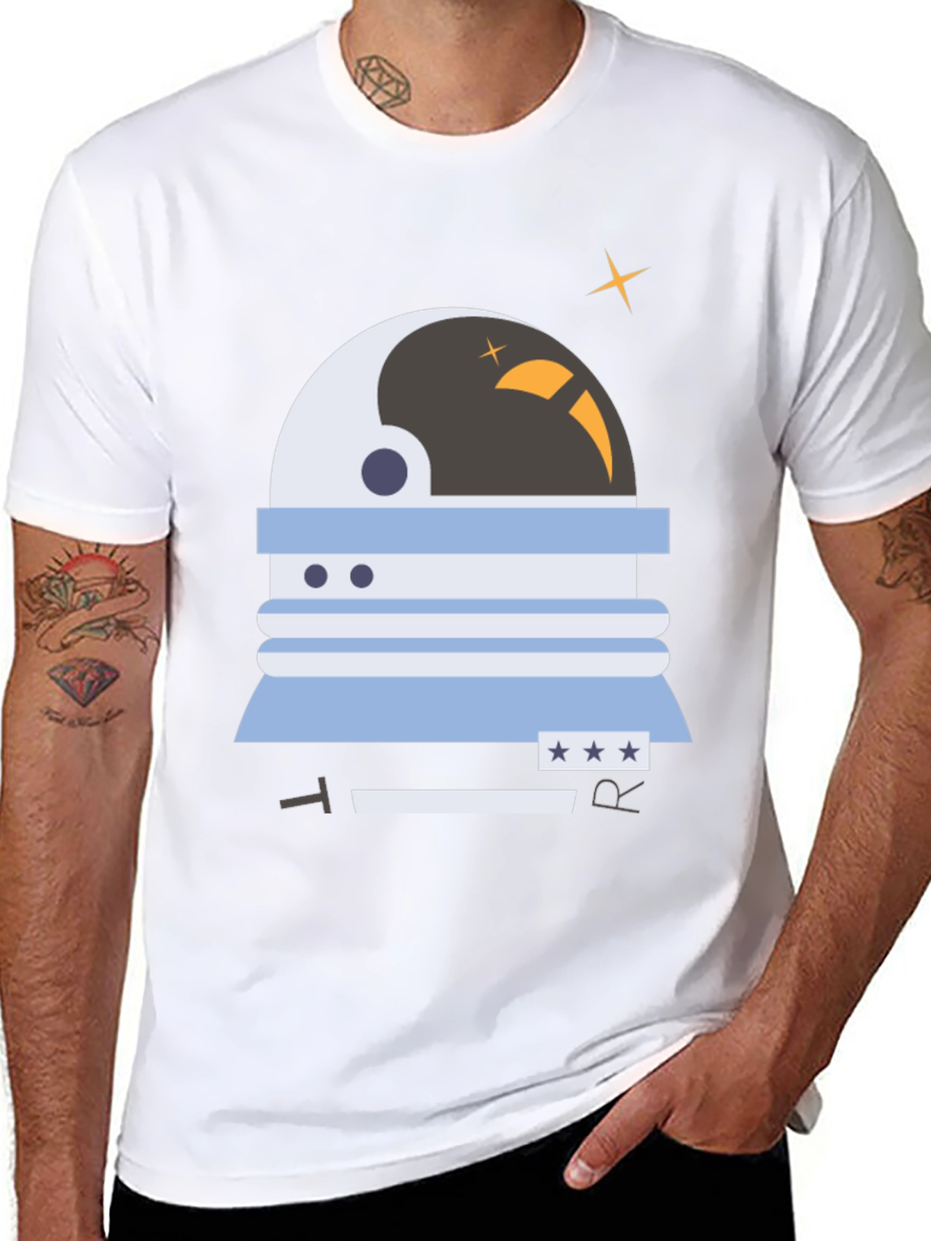 Retro Robot Graphic Tee - Cool Sci-Fi Style