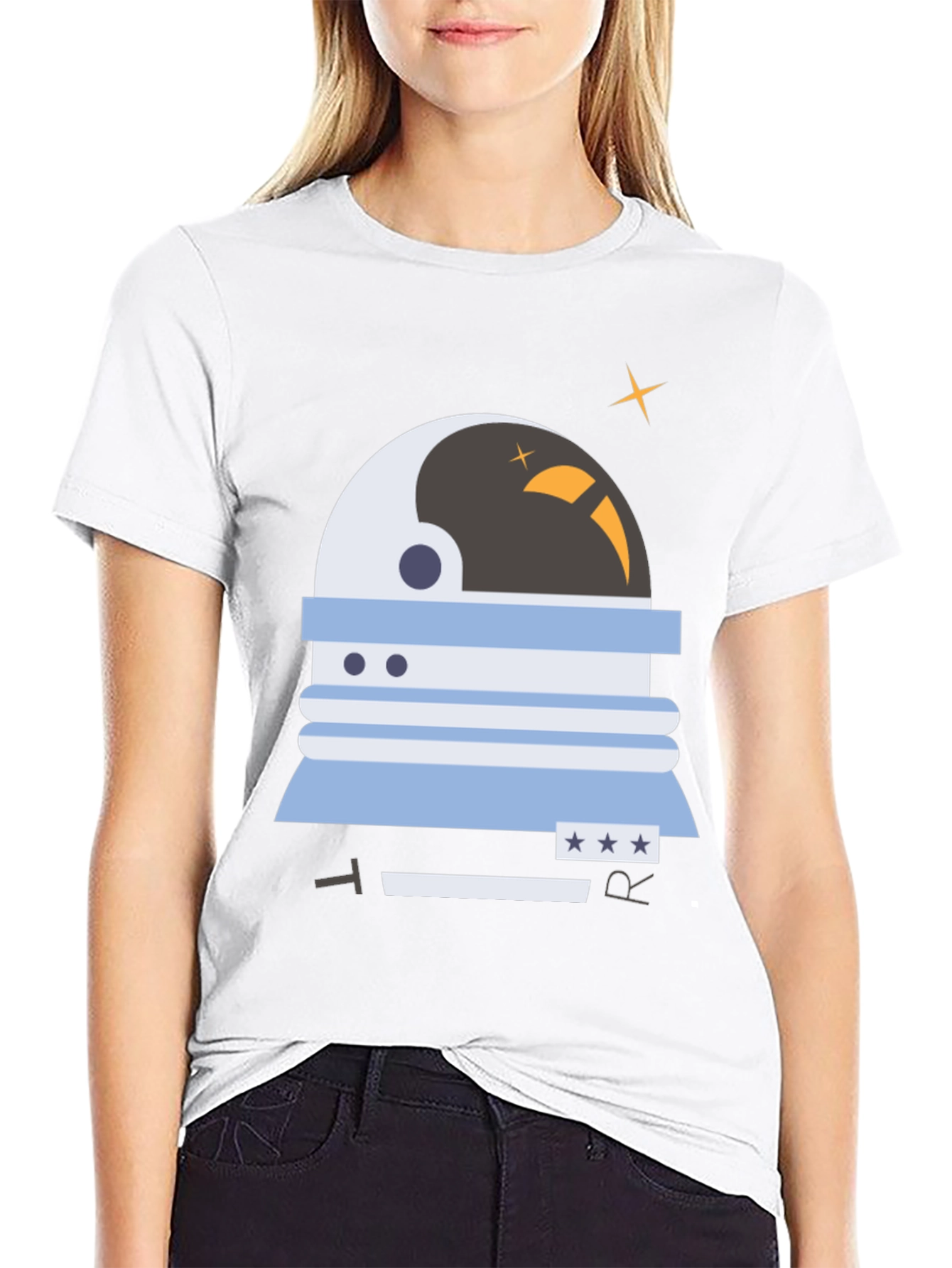 Retro Robot Graphic Tee - Cool Sci-Fi Style