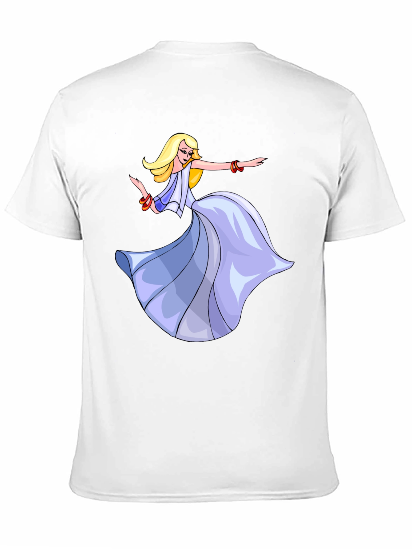 Dancing Woman Graphic Black Tee