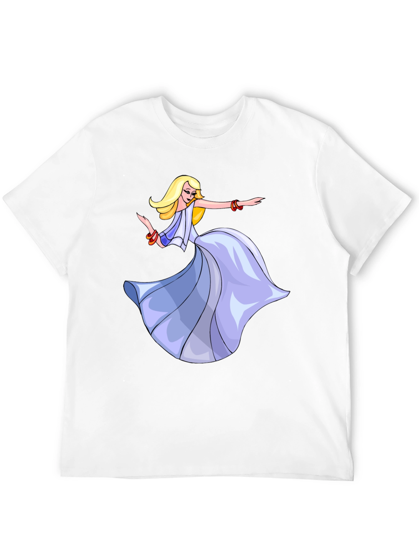 Dancing Woman Graphic Black Tee
