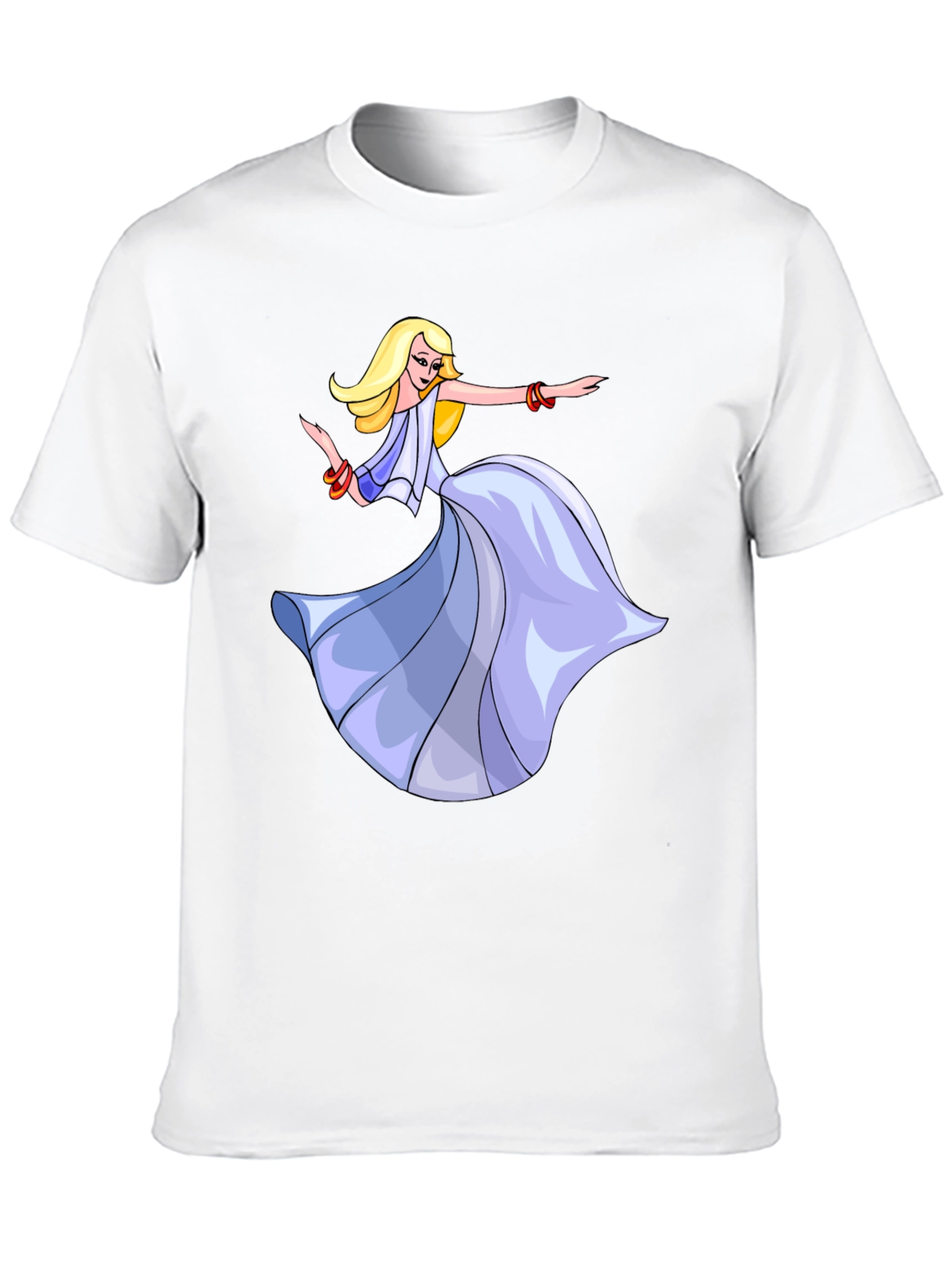Dancing Woman Graphic Black Tee