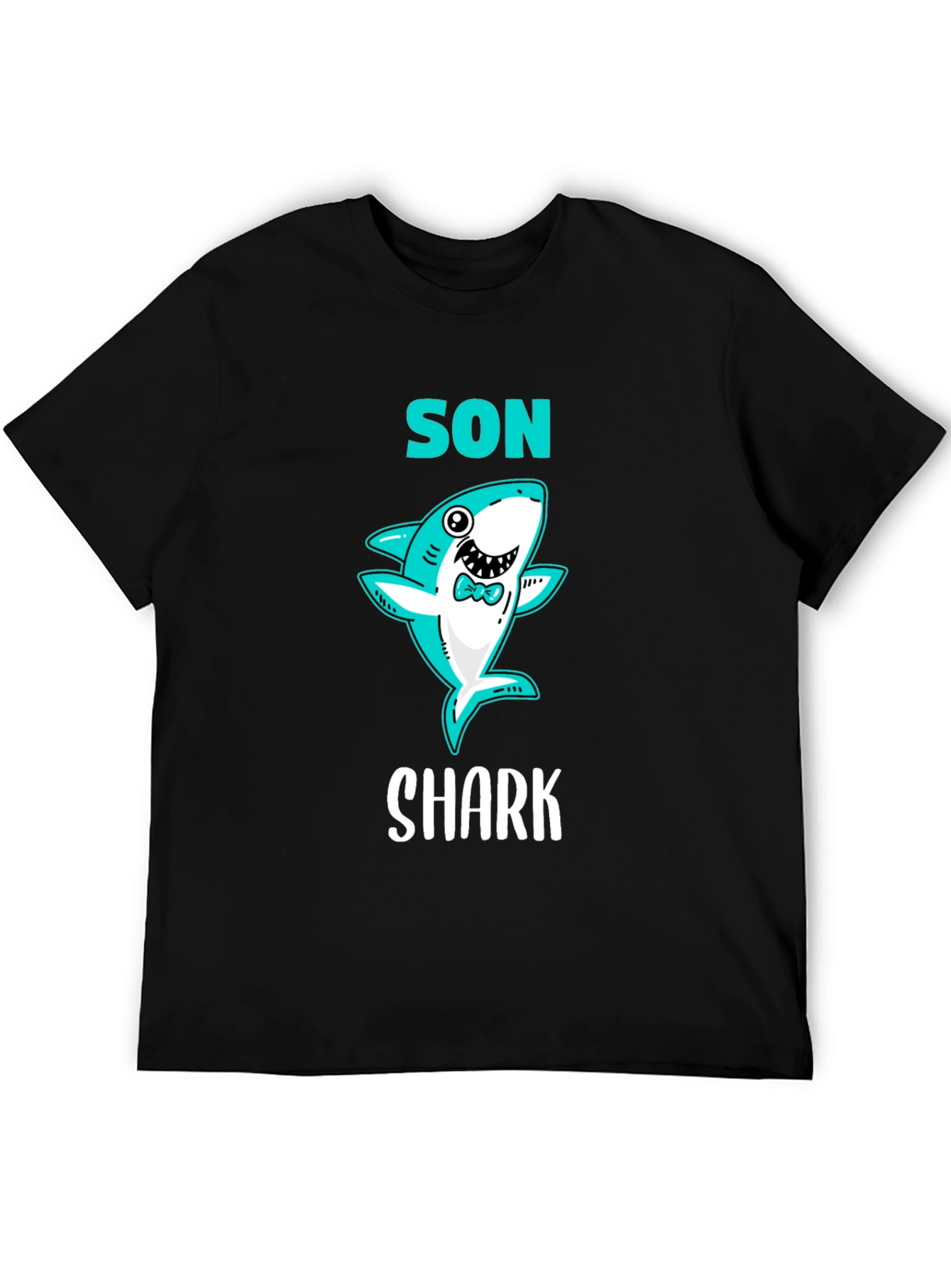 Son Shark T-Shirt - Cute Cartoon Graphic Tee