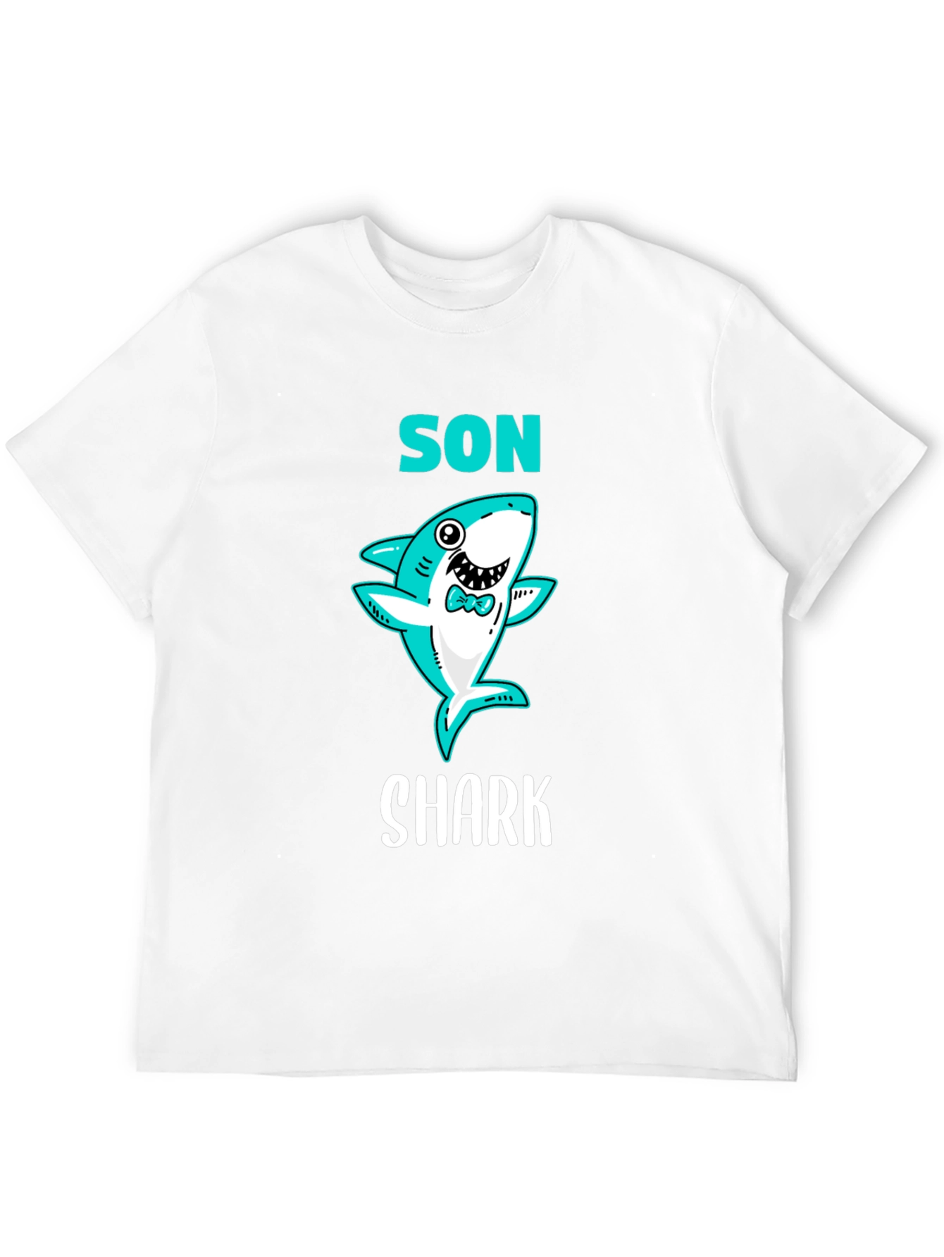 Son Shark T-Shirt - Cute Cartoon Graphic Tee