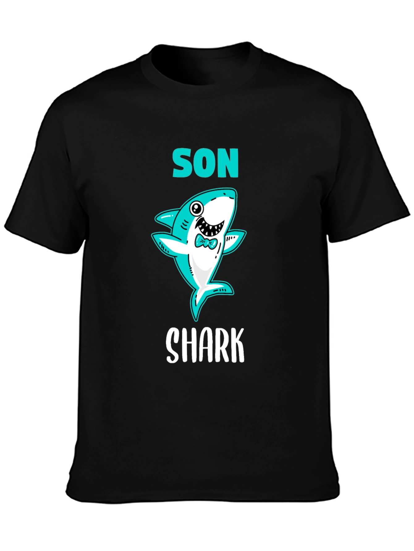 Son Shark T-Shirt - Cute Cartoon Graphic Tee