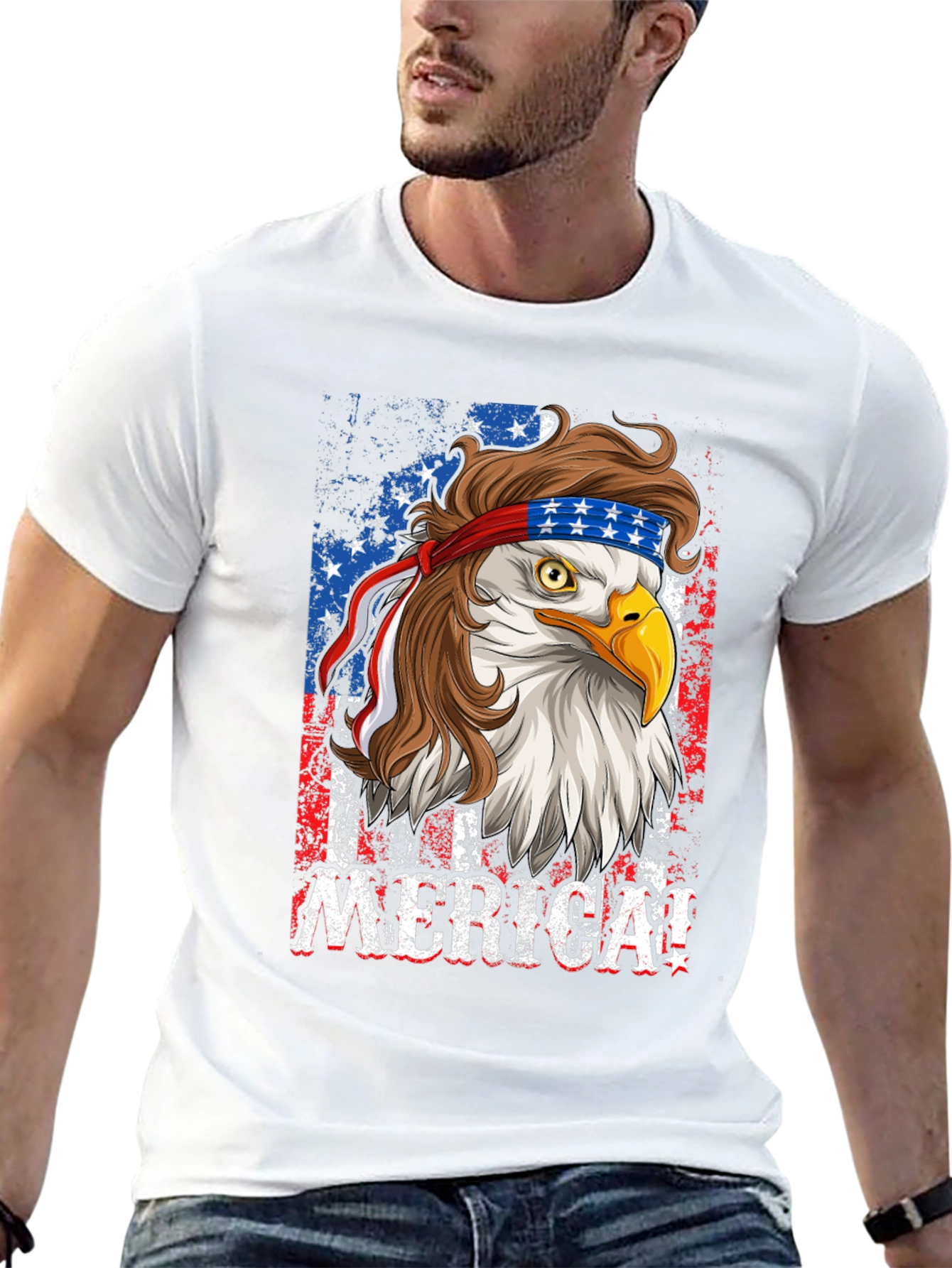 American Eagle T-Shirt: USA Patriotic Pride