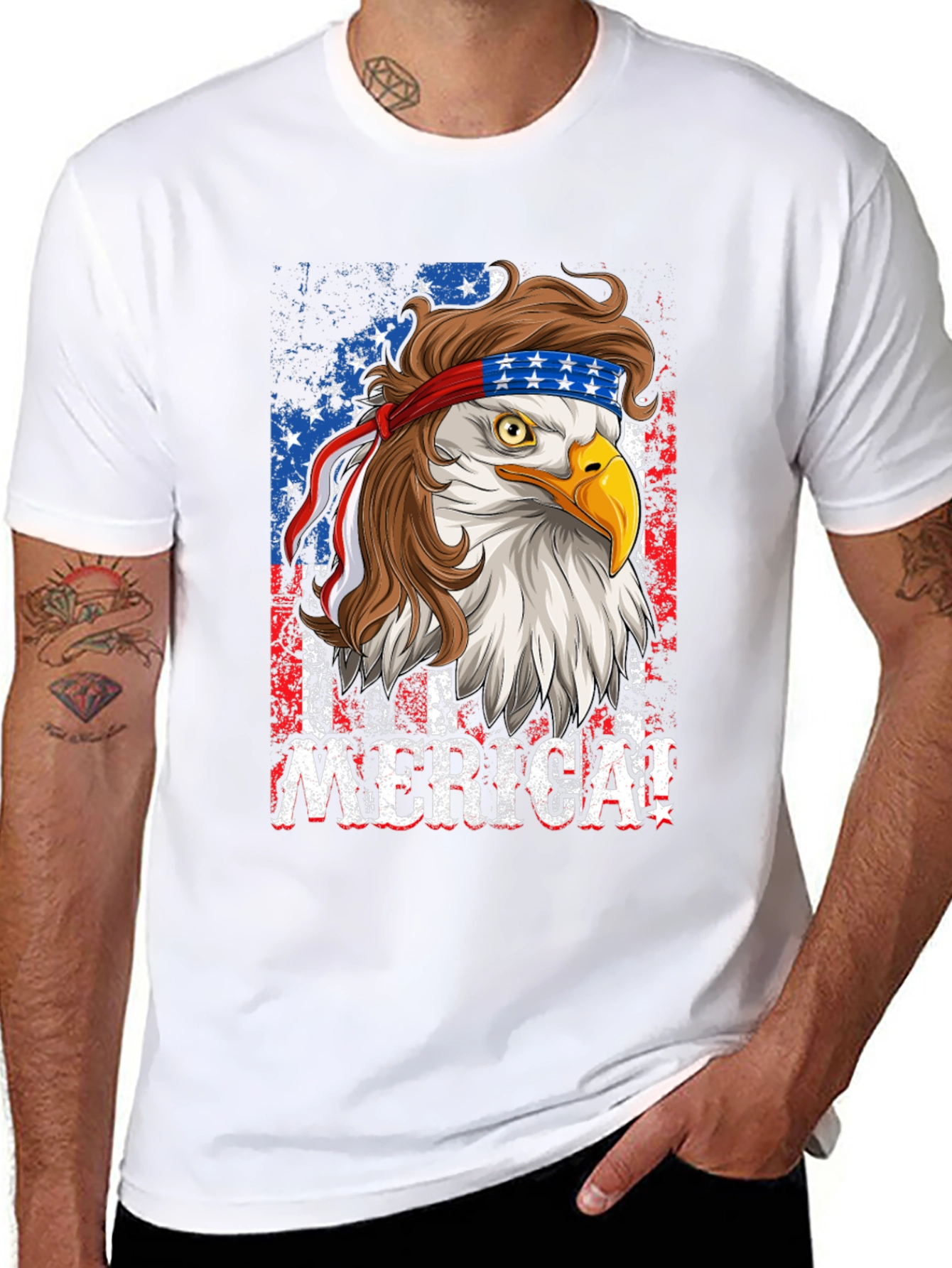 American Eagle T-Shirt: USA Patriotic Pride