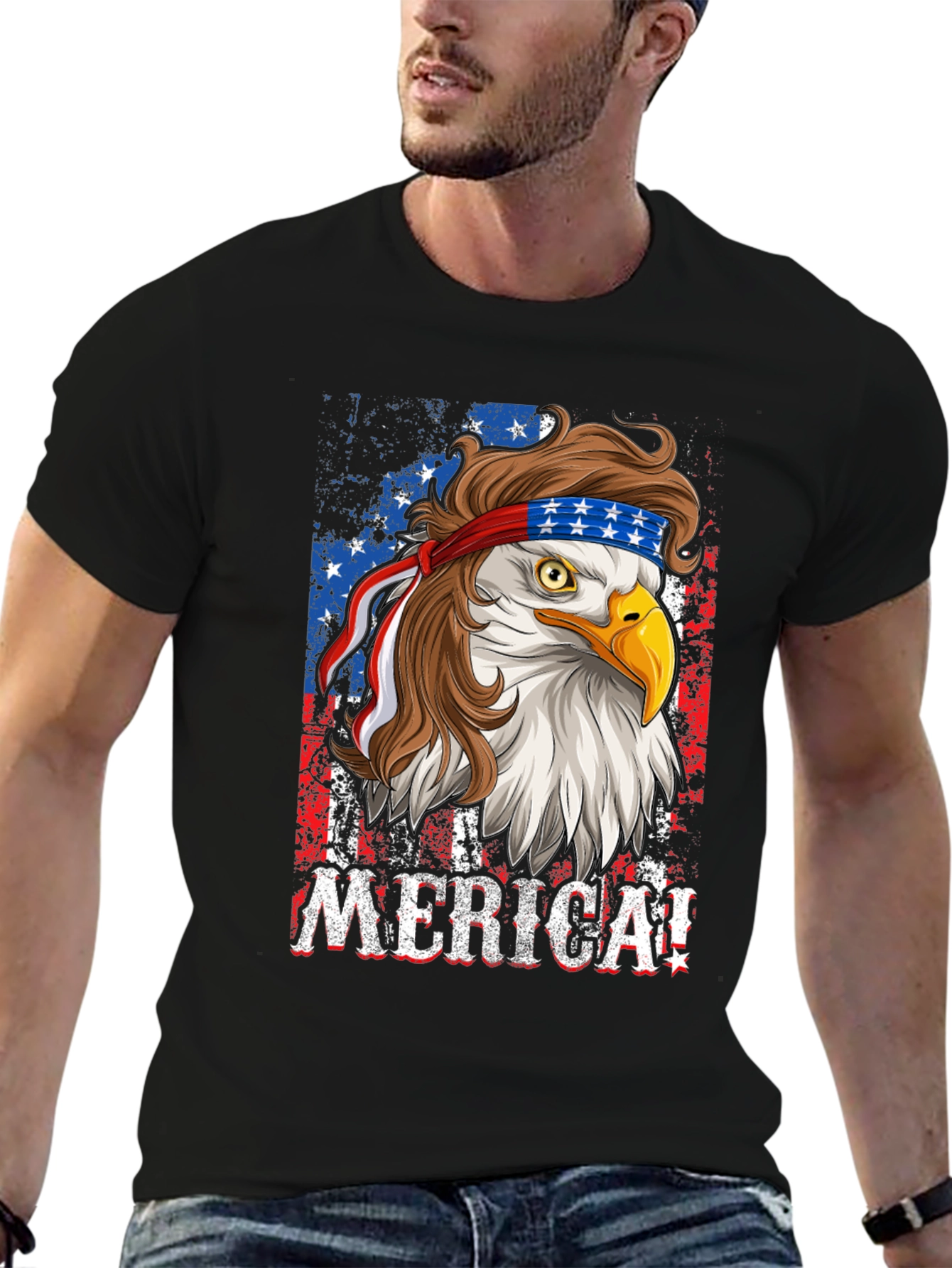 American Eagle T-Shirt: USA Patriotic Pride